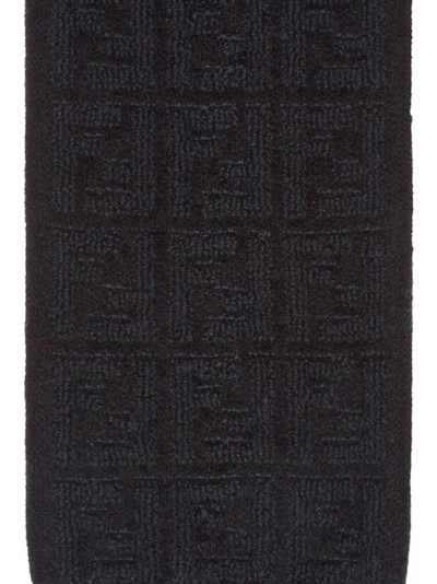 FENDI FF textured scarf outlook