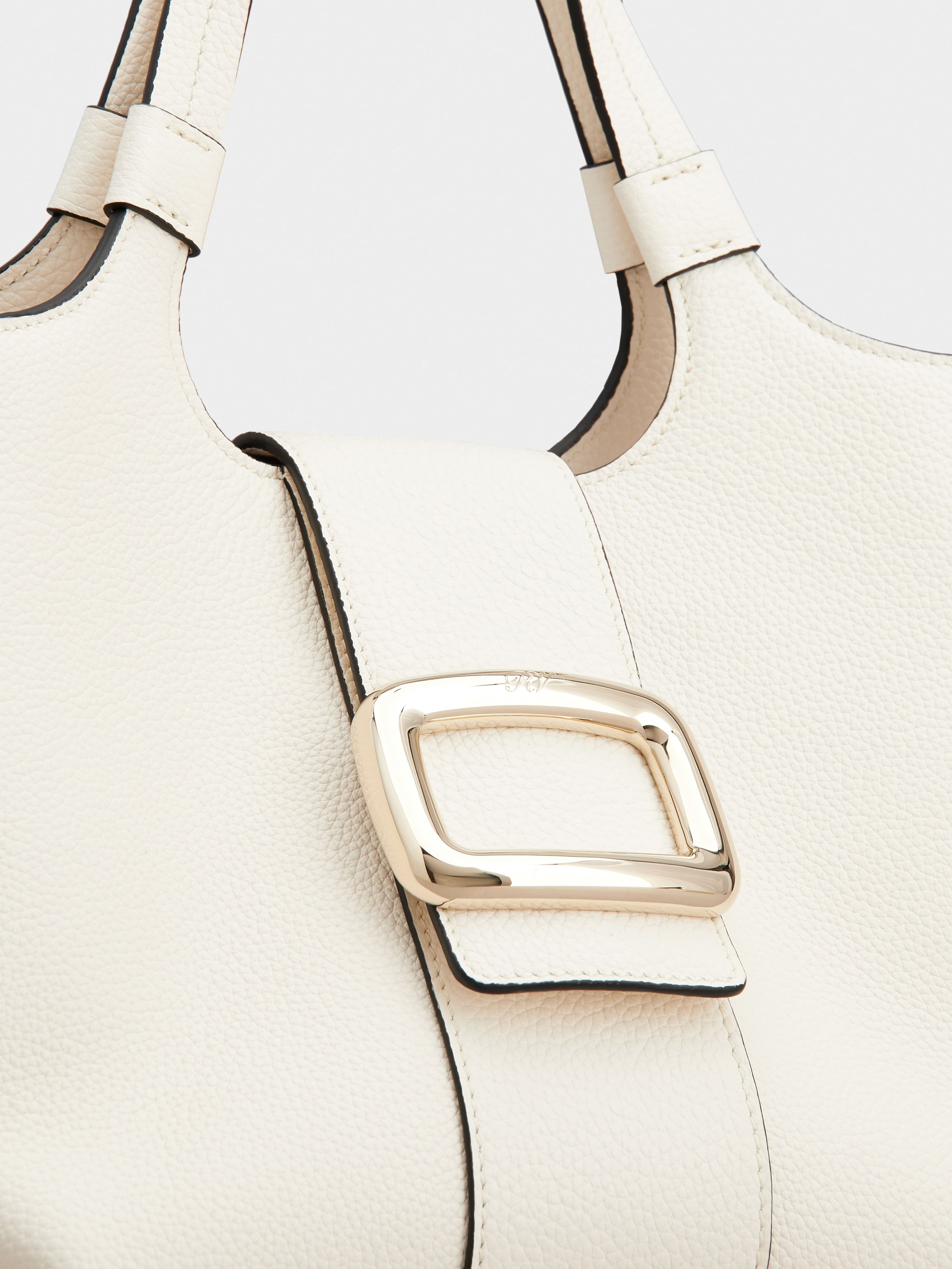 Viv' Choc Mini Shopping Bag in Leather - 8
