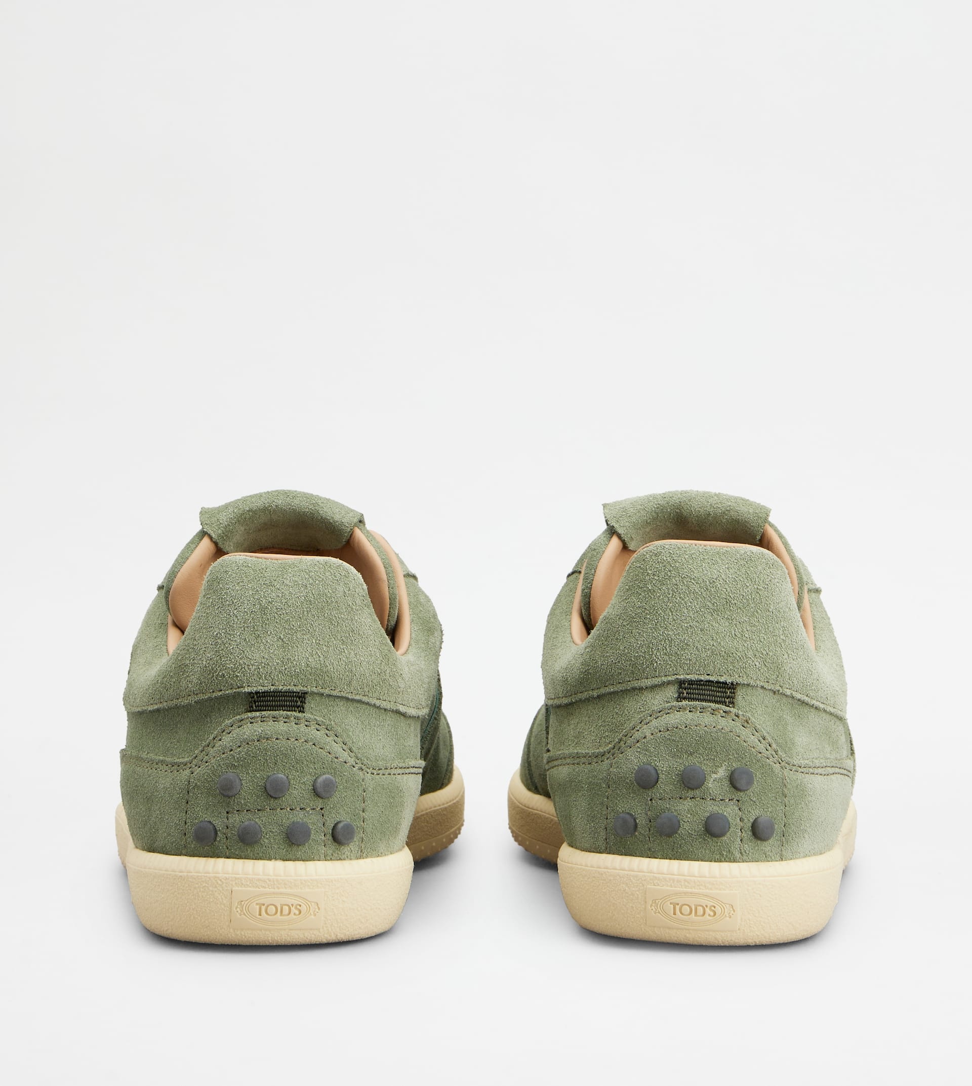 TOD'S TABS SNEAKERS IN SUEDE - GREEN - 2