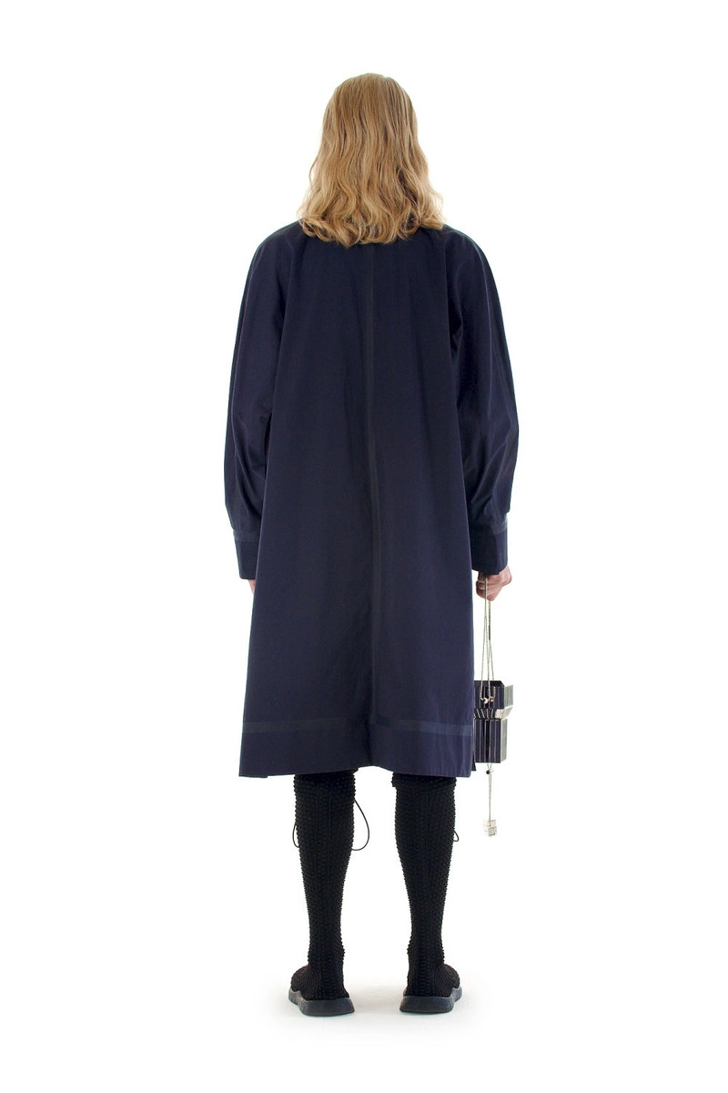 SUNNEI HIGH NECK PARKA / dark blue outlook