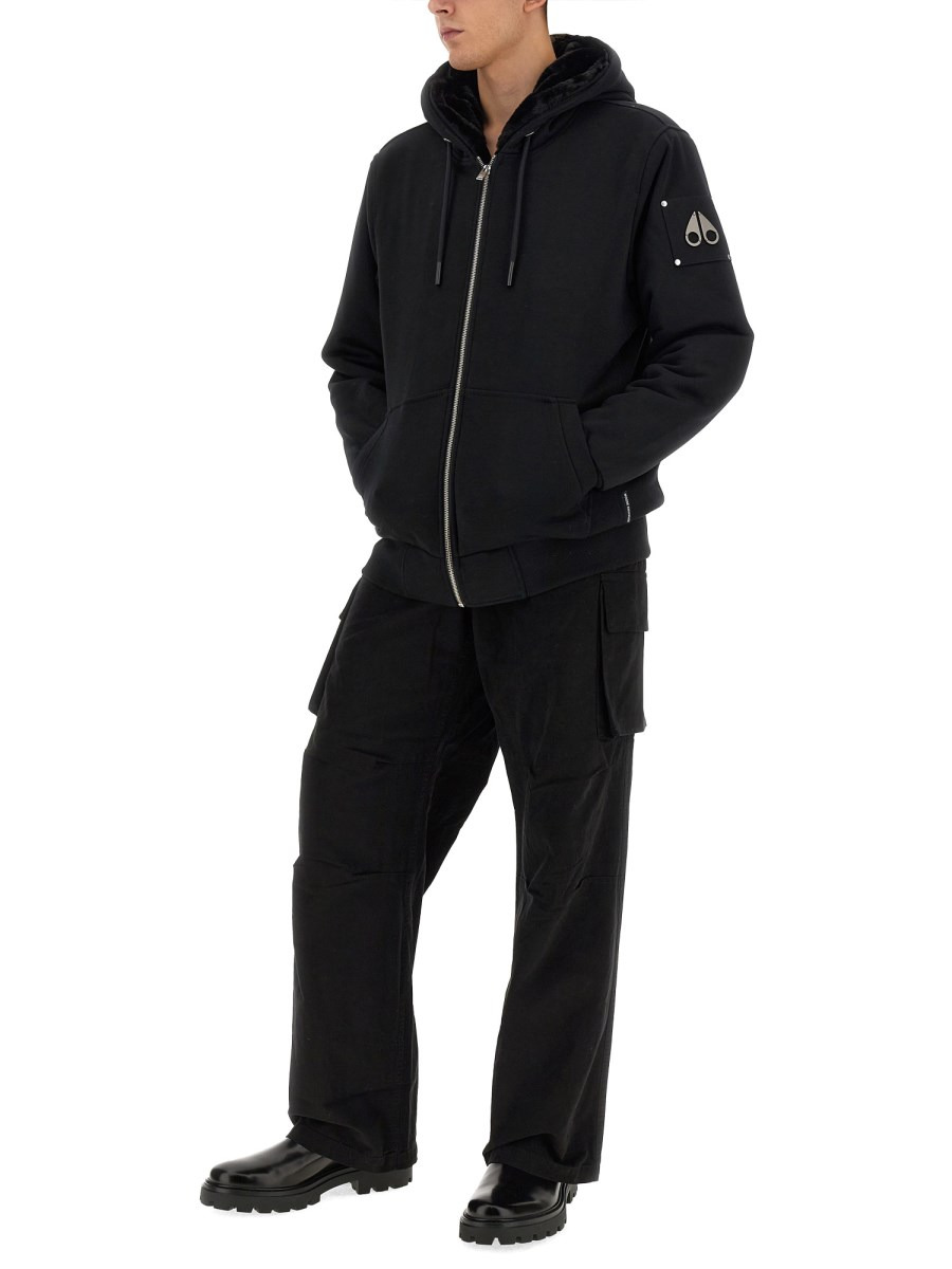 FELPA CON ZIP IN COTONE - 2