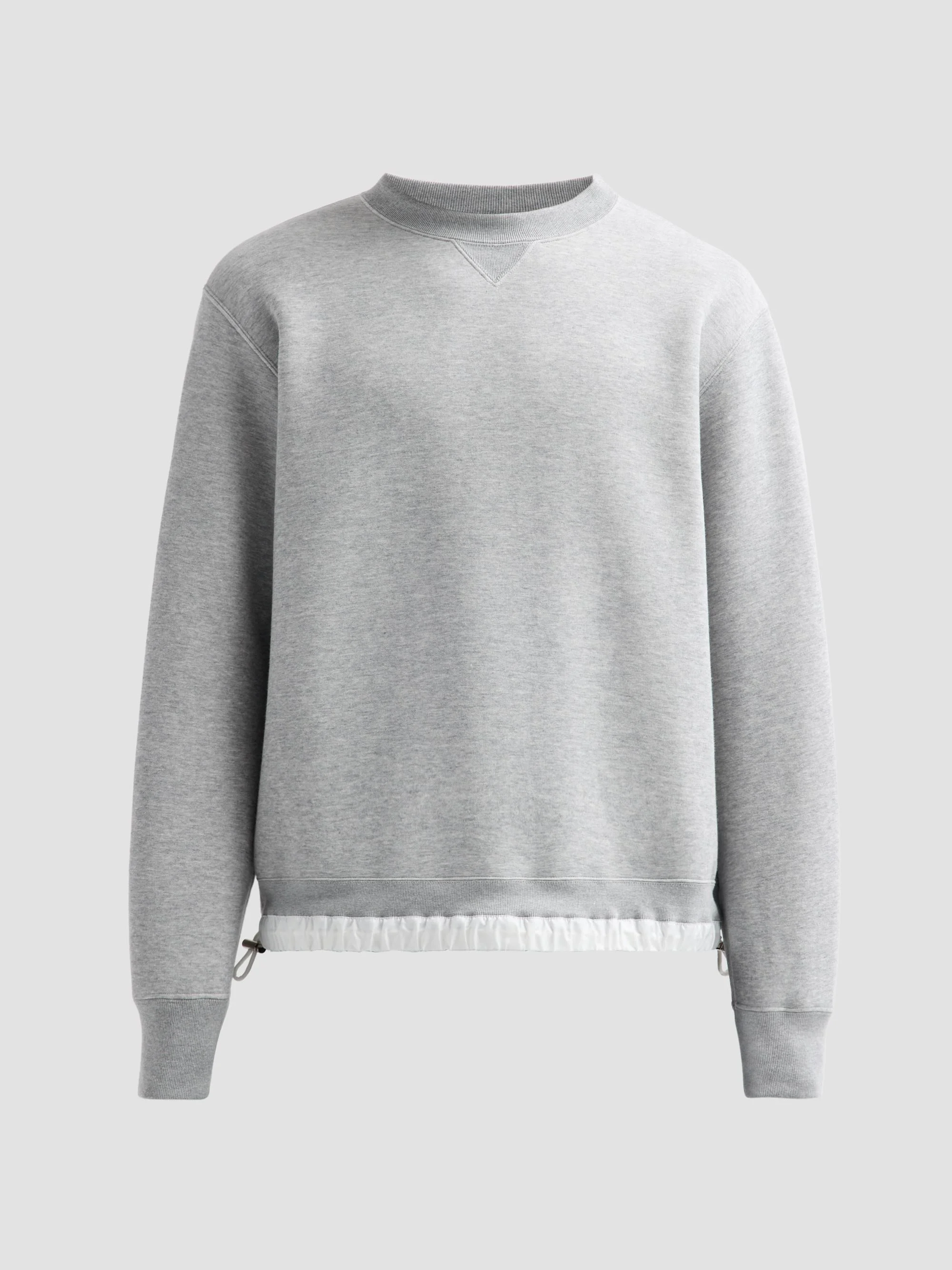 Men's Sponge Crewneck Sweatshirt - Light Grey - 1