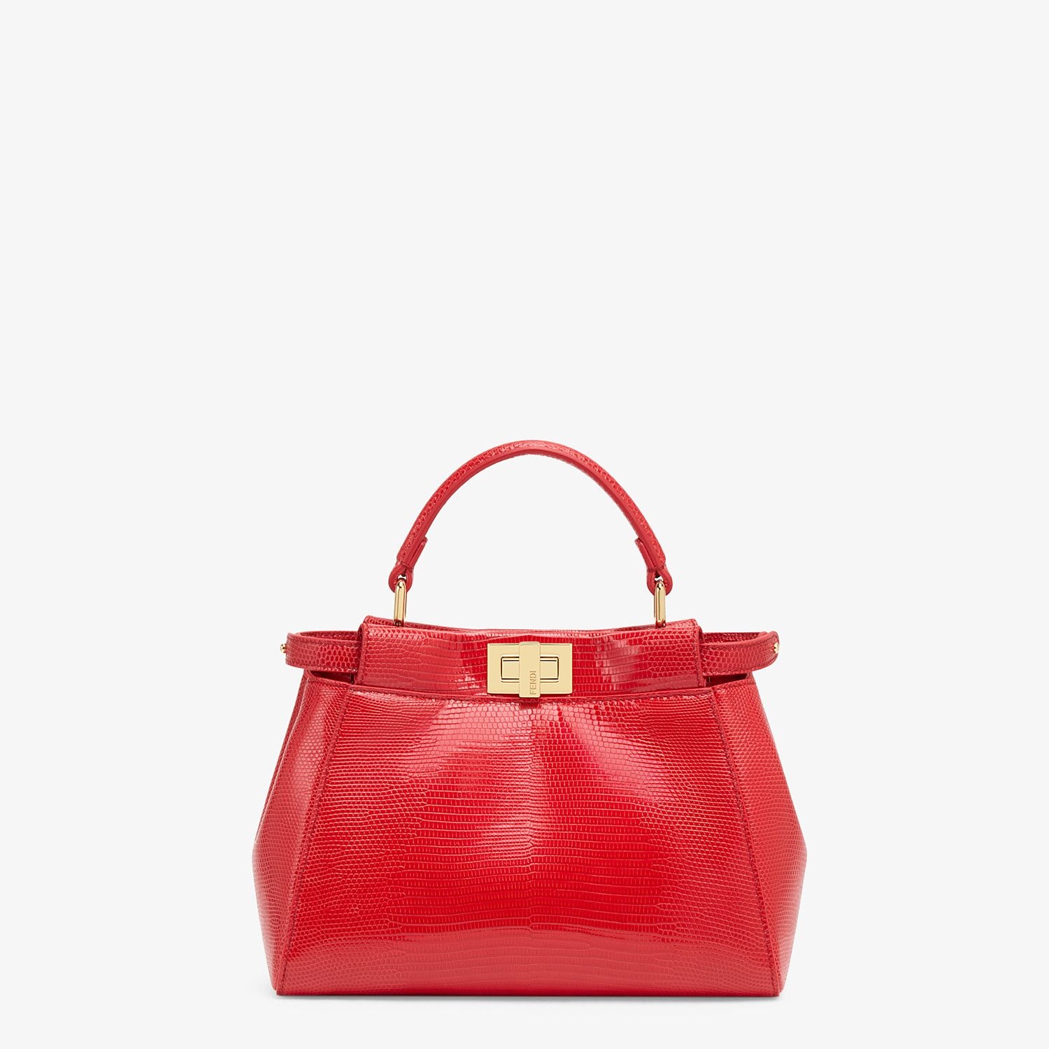 Red lizard bag - 1