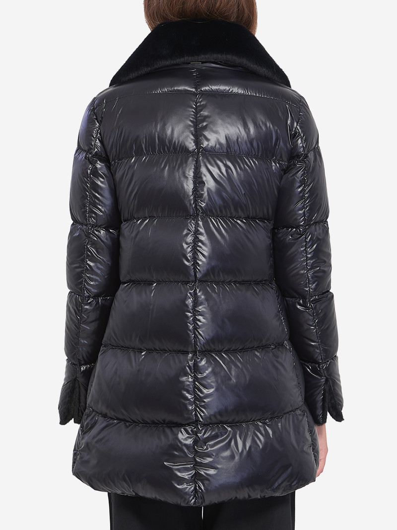 Herno Light puffer with collar fur outlook