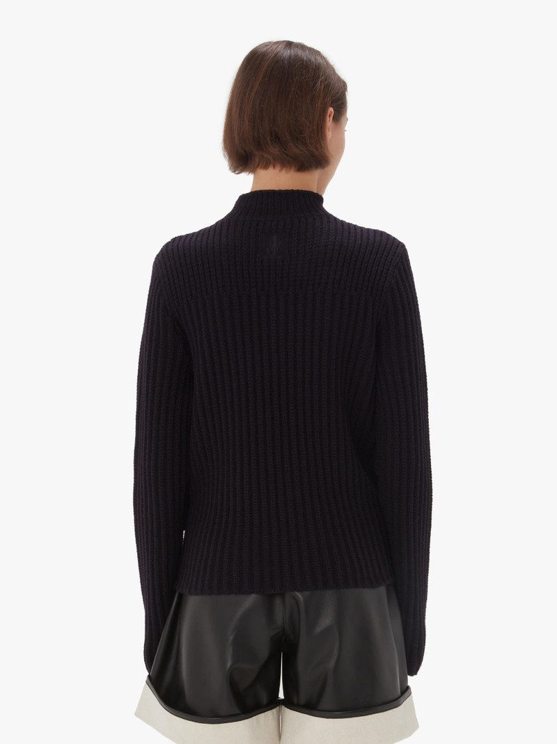 PANELLED FLAP SWEATER 3