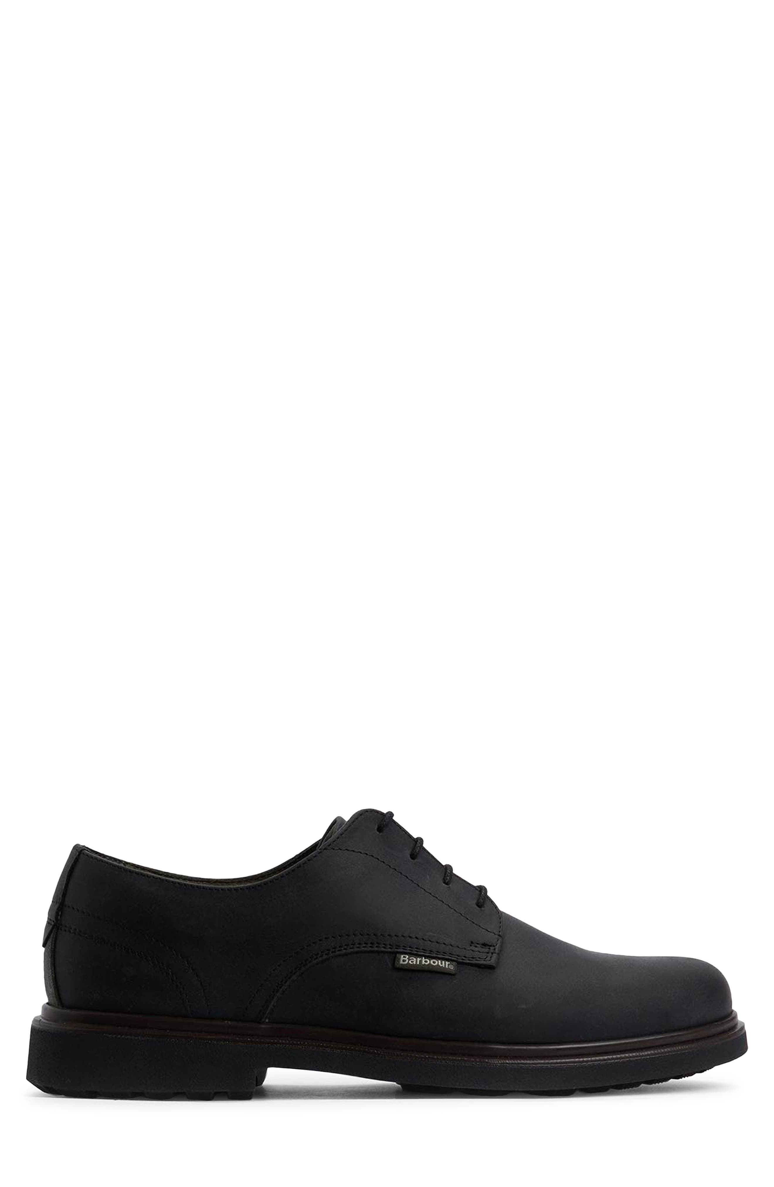 Barbour Carthy Plain Toe Derby in Black at Nordstrom - 2