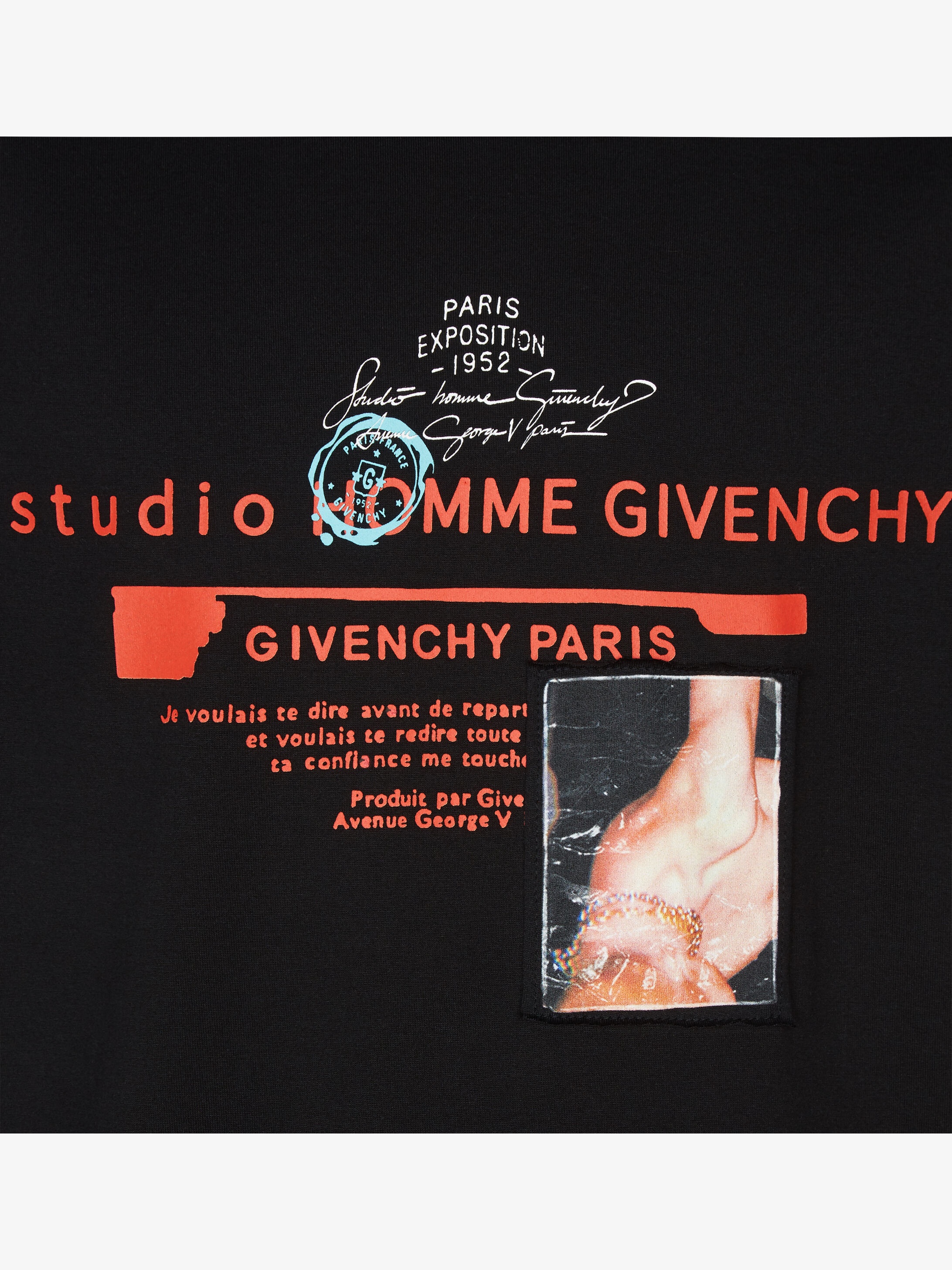 Studio Homme t-shirt with patch - 6