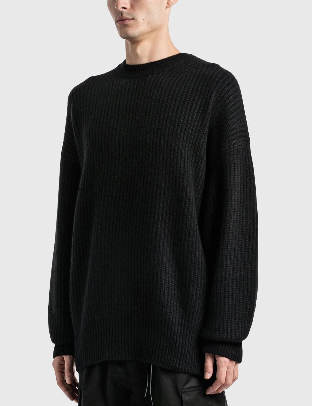 Cashmere Needle Punch Crewneck Sweater - 3