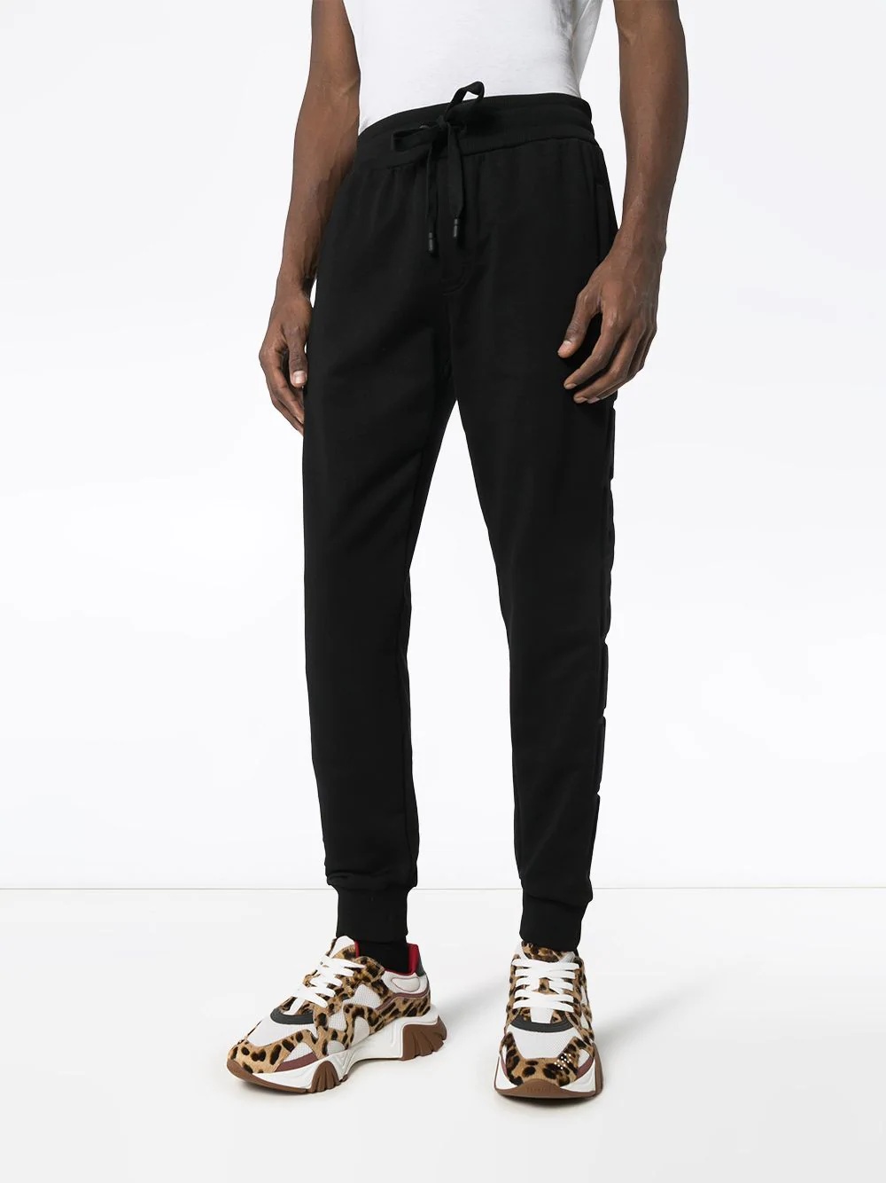 logo embroidered sweatpants - 3