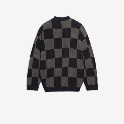 BALENCIAGA Checkered Crewneck outlook