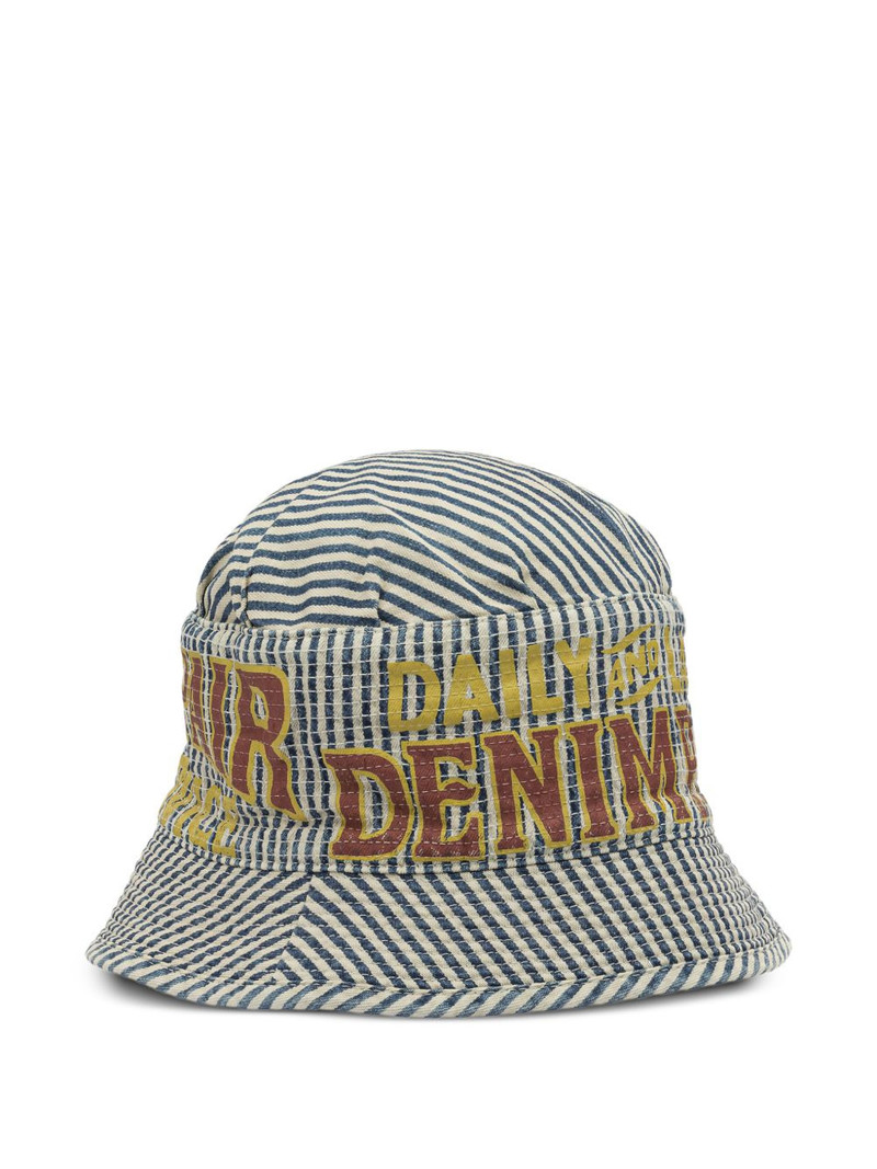 Kapital striped print hat outlook