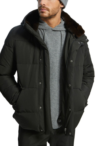 Yves Salomon Ski puffer jacket with mink fur hood outlook