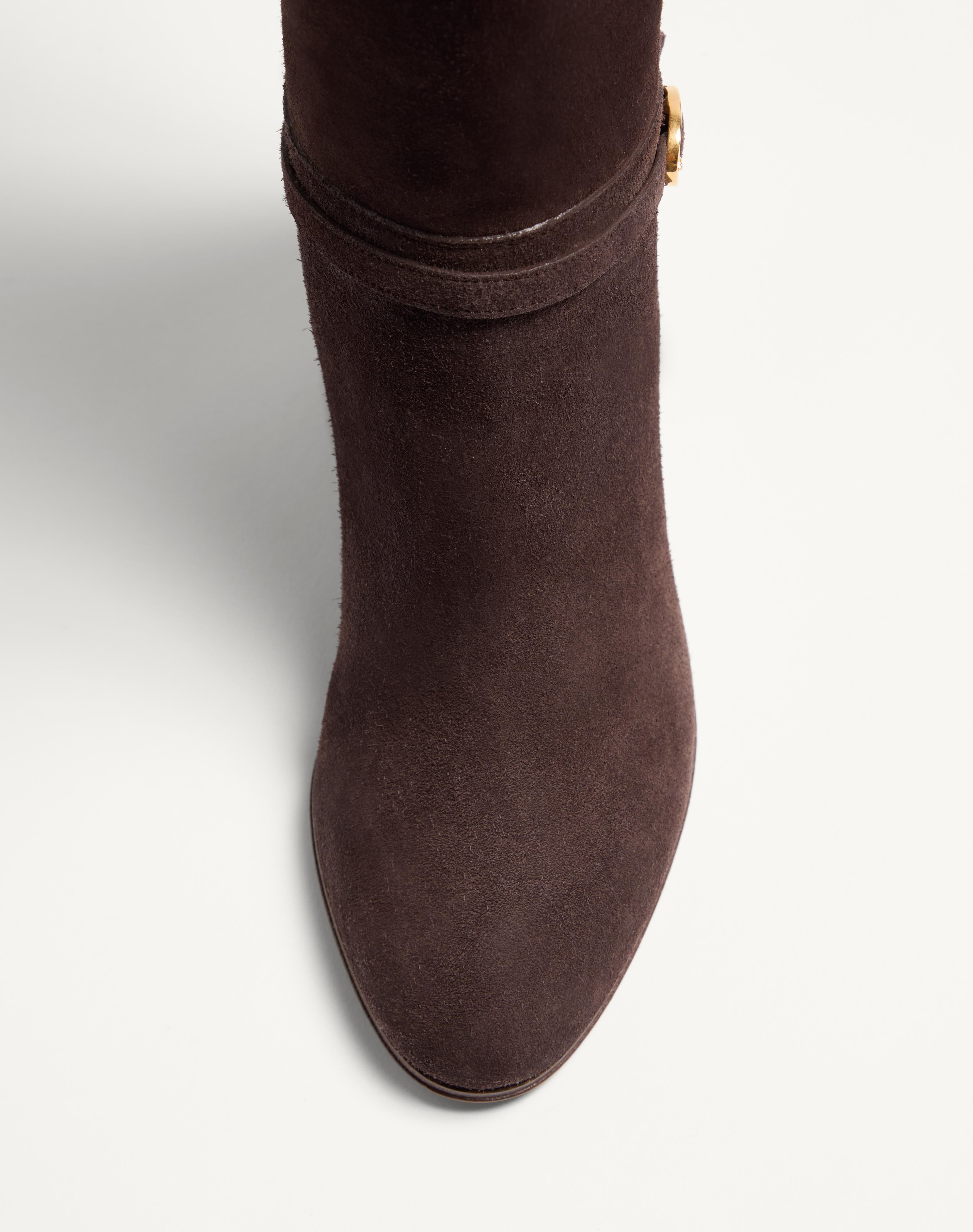 PATTIE CRUST LEATHER BOOT 75MM - 6