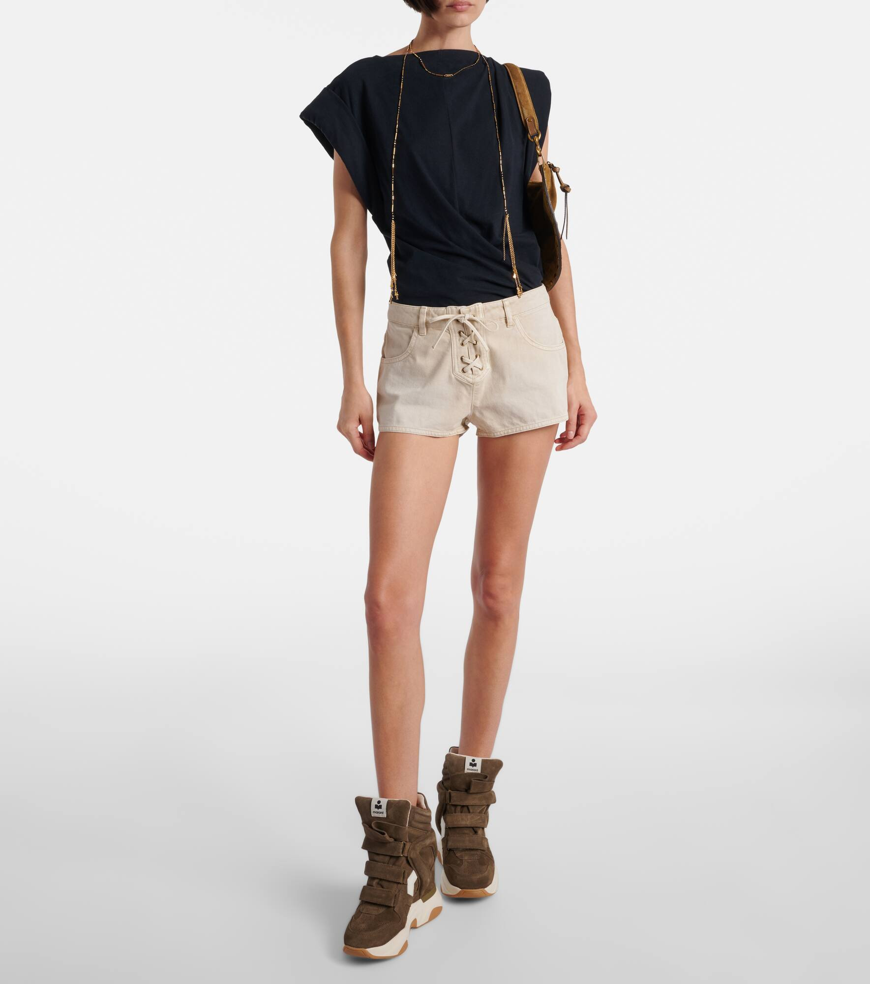 Balskee suede high-top platform sneakers - 3