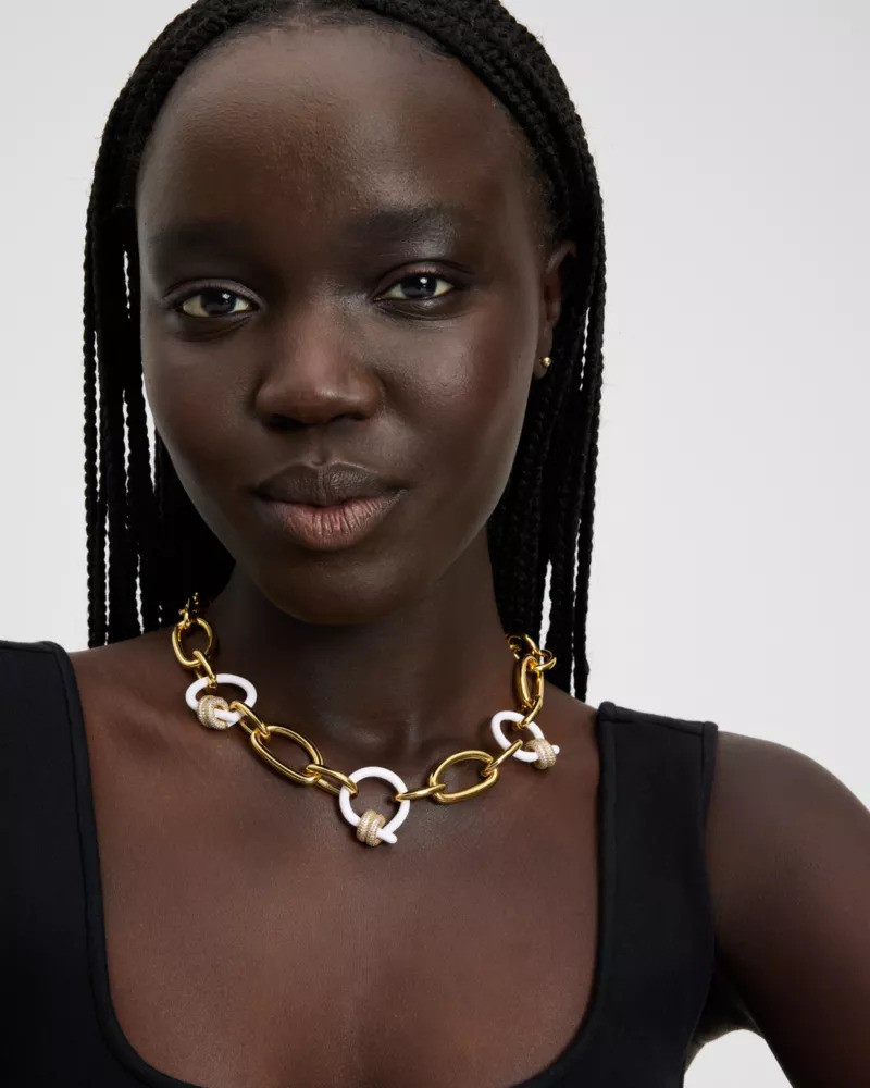 kate spade Ropes & Knots Statement Necklace outlook