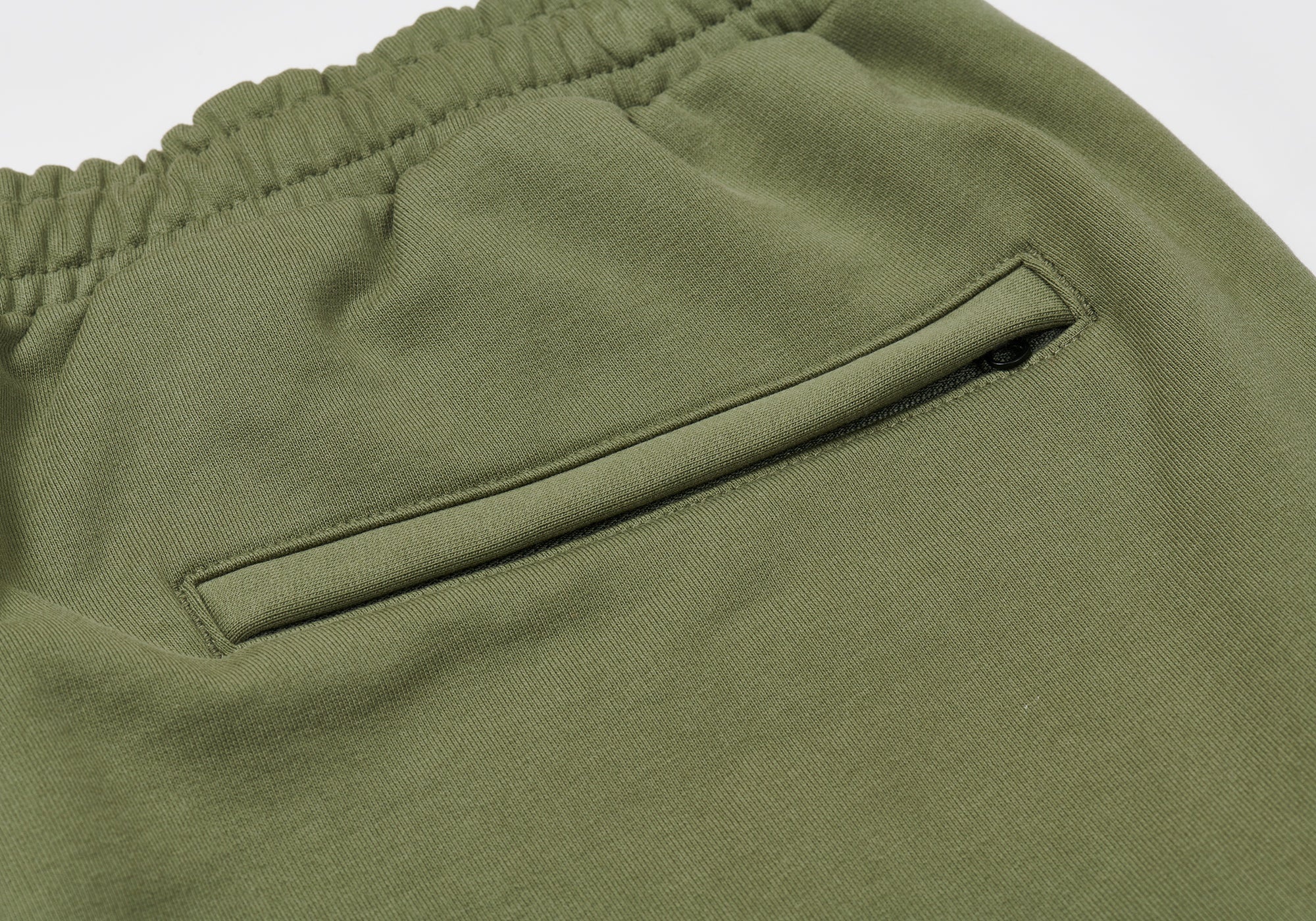 CARGO SWEAT SHORTS OLIVE - 4
