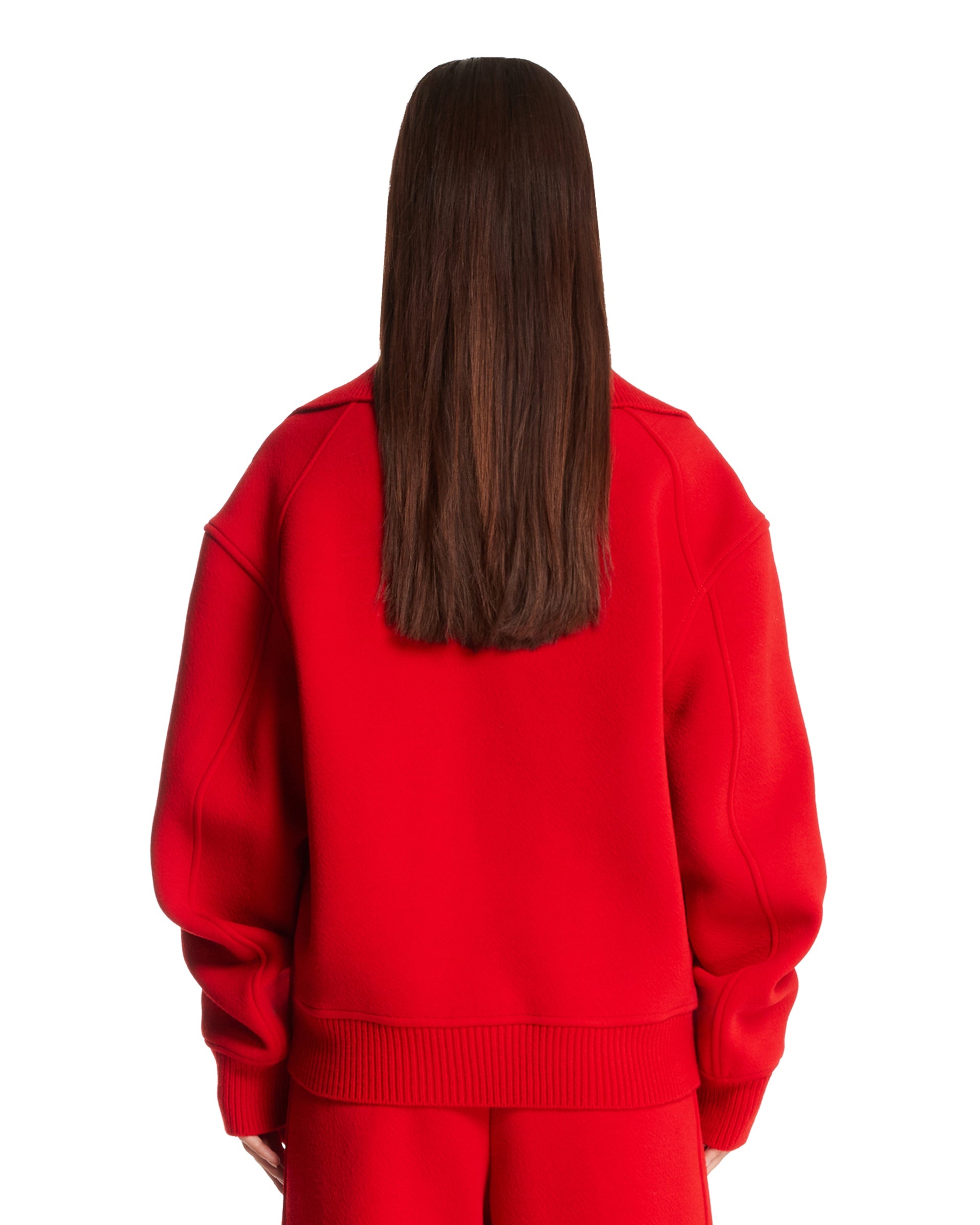 Red Structured Jacket - 3
