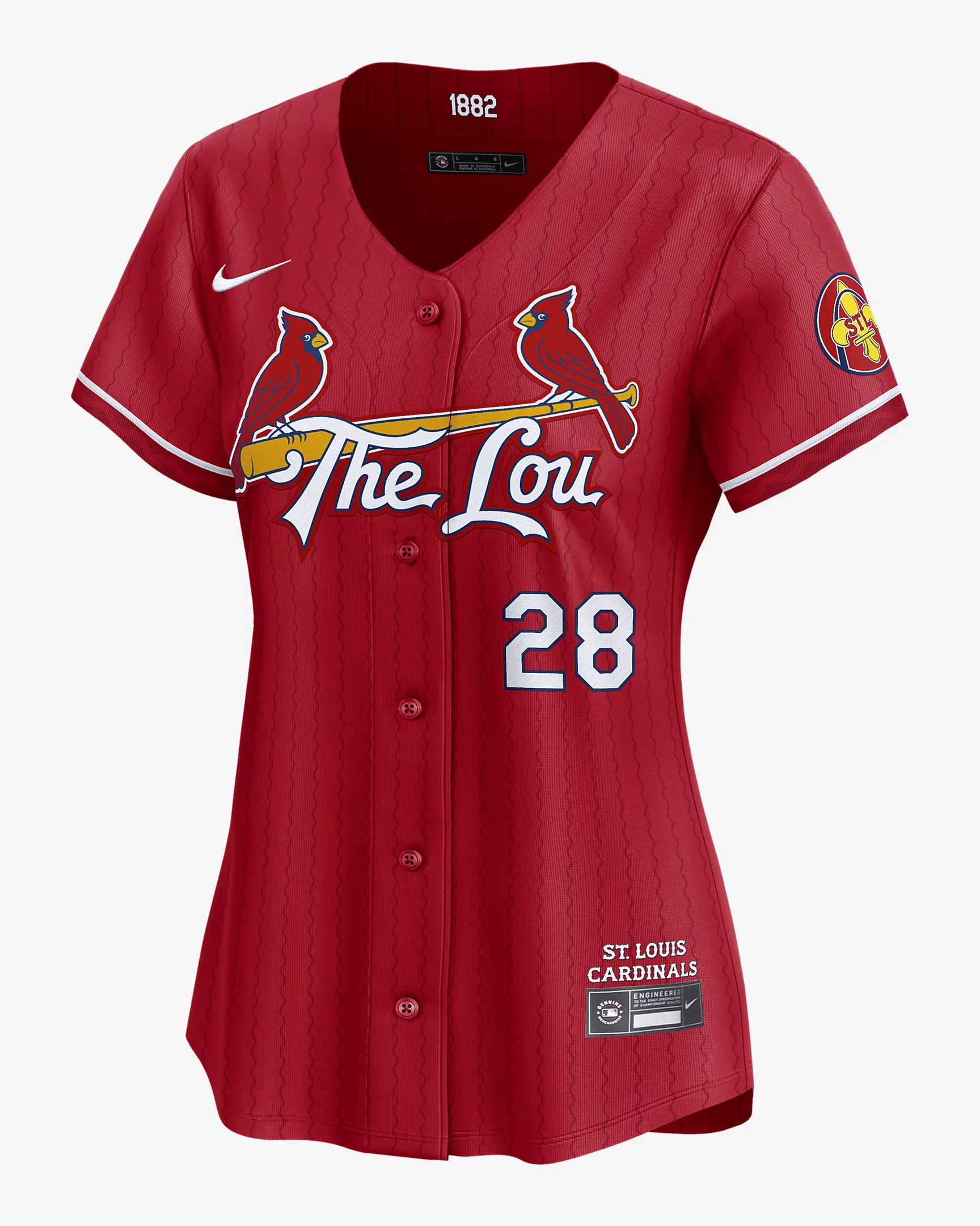 Nolan Arenado St. Louis Cardinals City Connect Nike Women's Dri-FIT ADV MLB Limited Jersey - 1