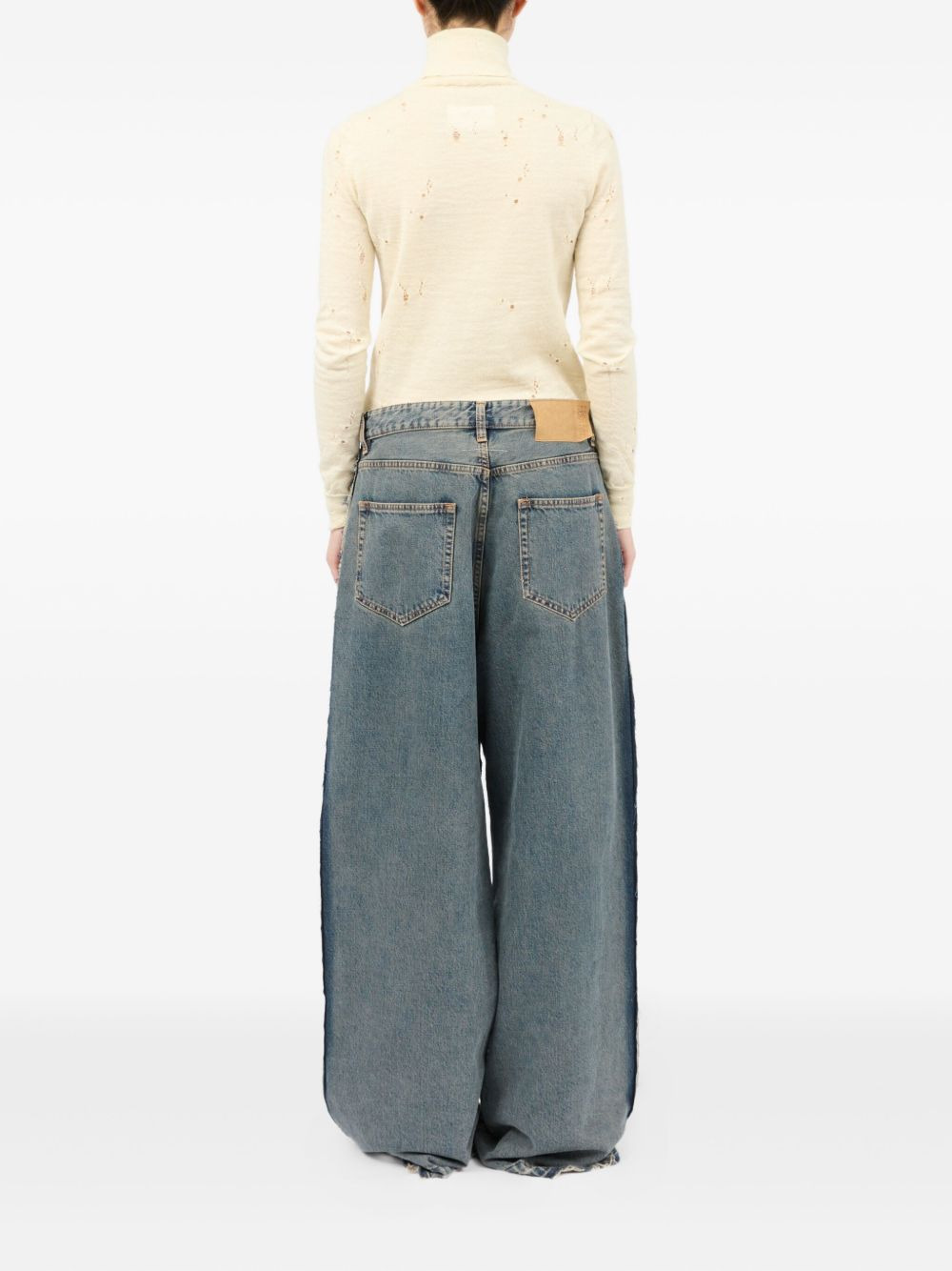 wide-leg jeans - 4