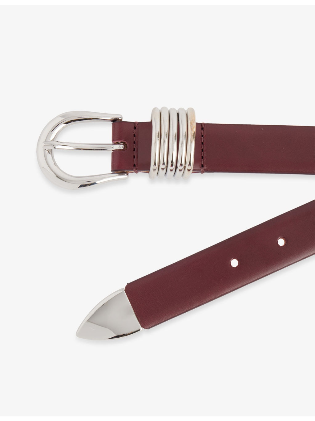 Hollyhock Leather Belt - 3
