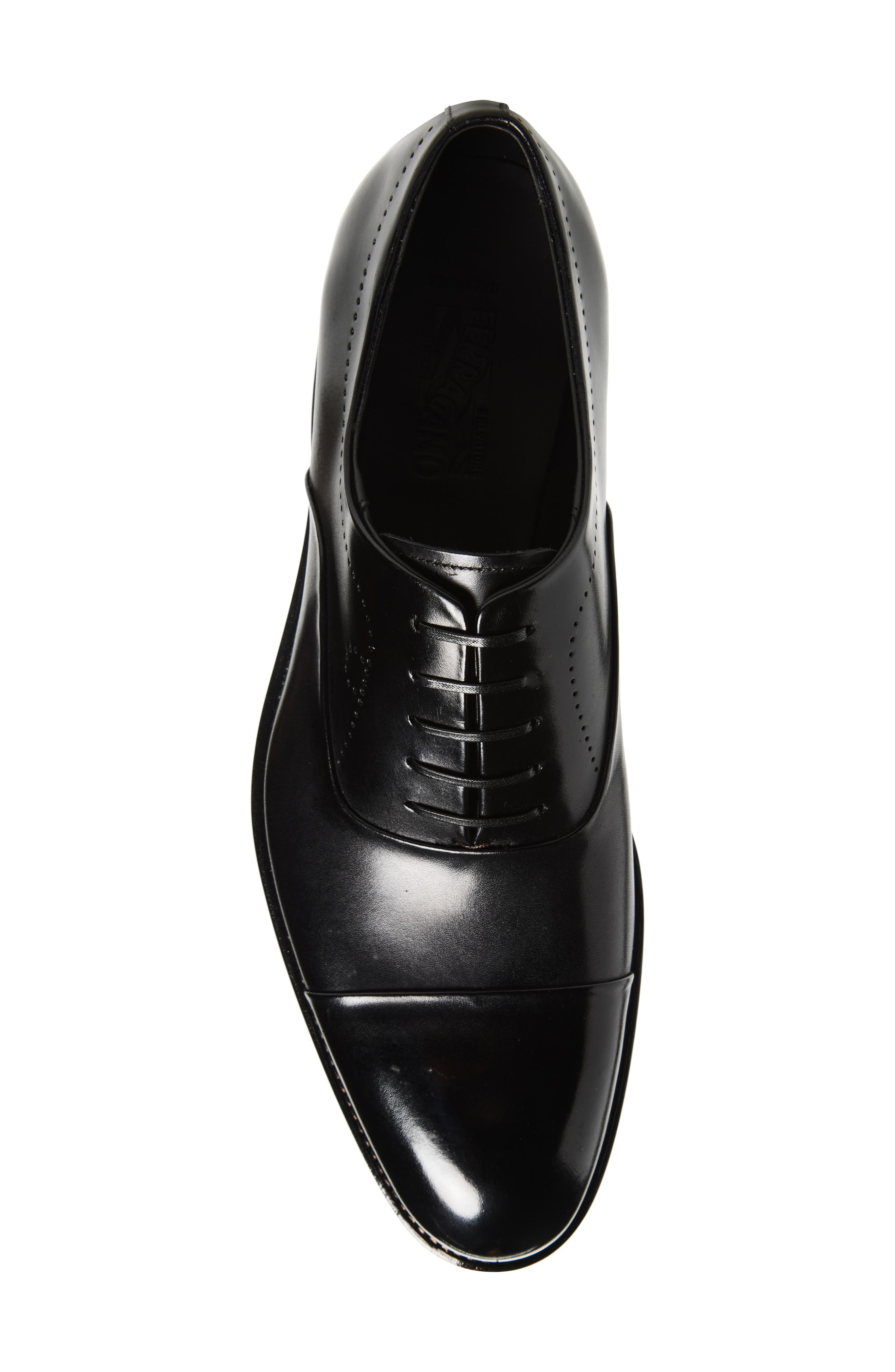 FERRAGAMO Albert Cap Toe Oxford in Nero at Nordstrom - 5