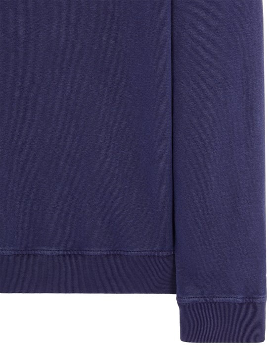 66360 MALFILE' FLEECE_GARMENT DYED 'OLD' EFFECT ROYAL BLUE - 4