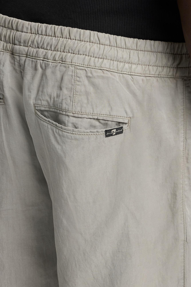 Linen Blend Jogger Pant in Sage 8