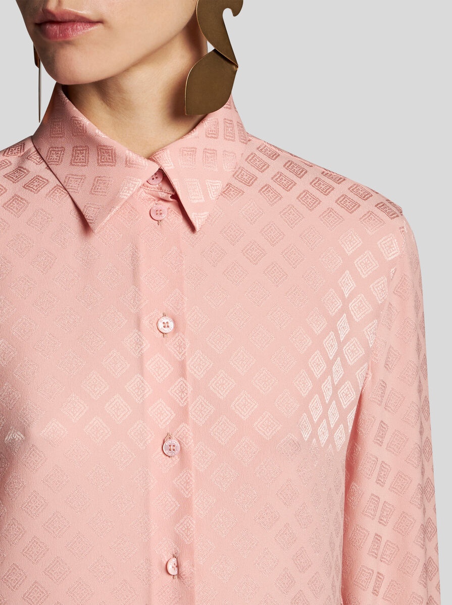 SILK JACQUARD SHIRT - 3