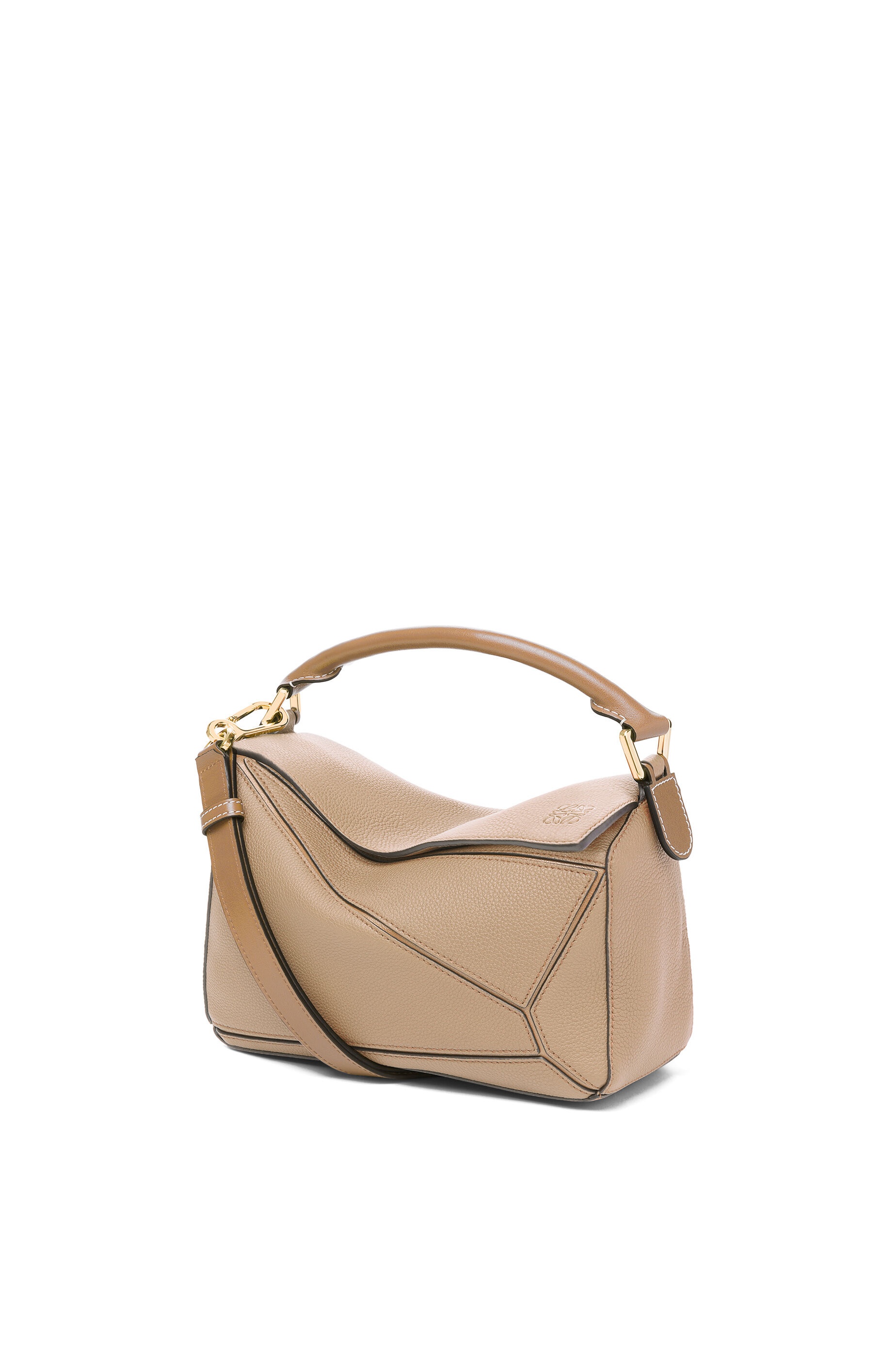 Small Puzzle bag in soft grained calfskin - 1