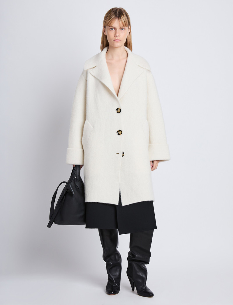 Proenza Schouler Ruth Coat in Knit Outerwear outlook