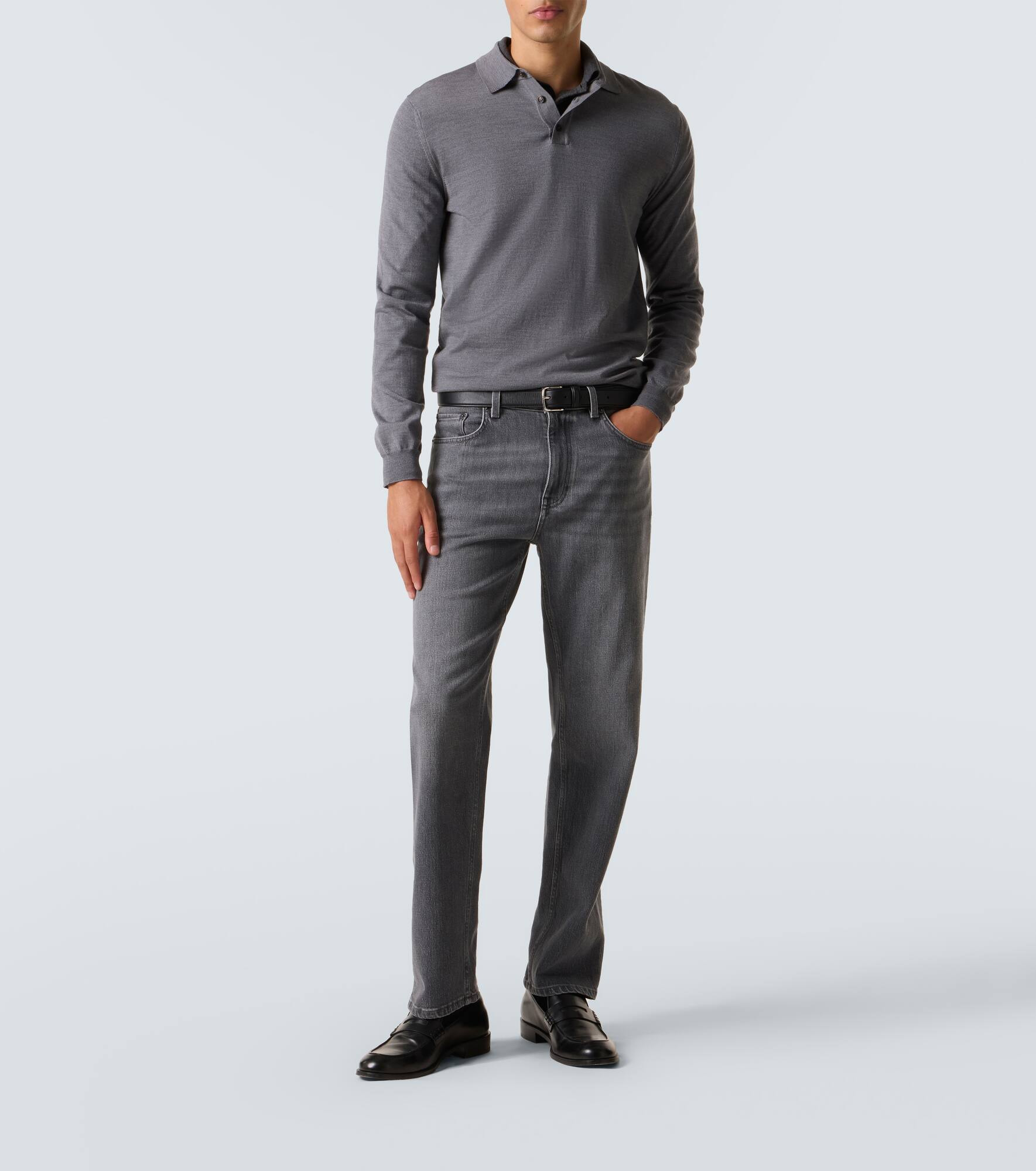 Mid-rise slim jeans - 2