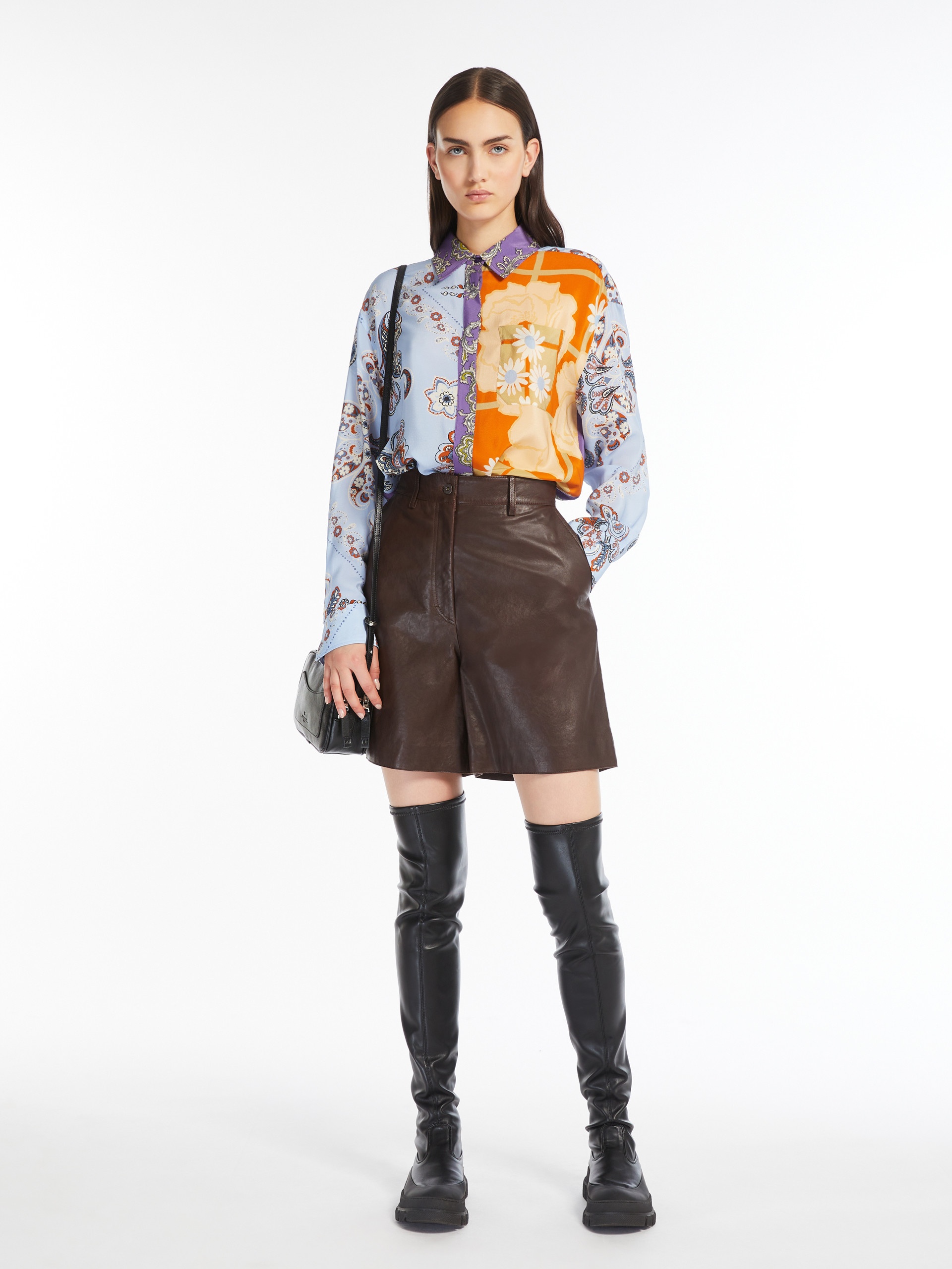 ALCAZAR Printed crepe de chine shirt - 2