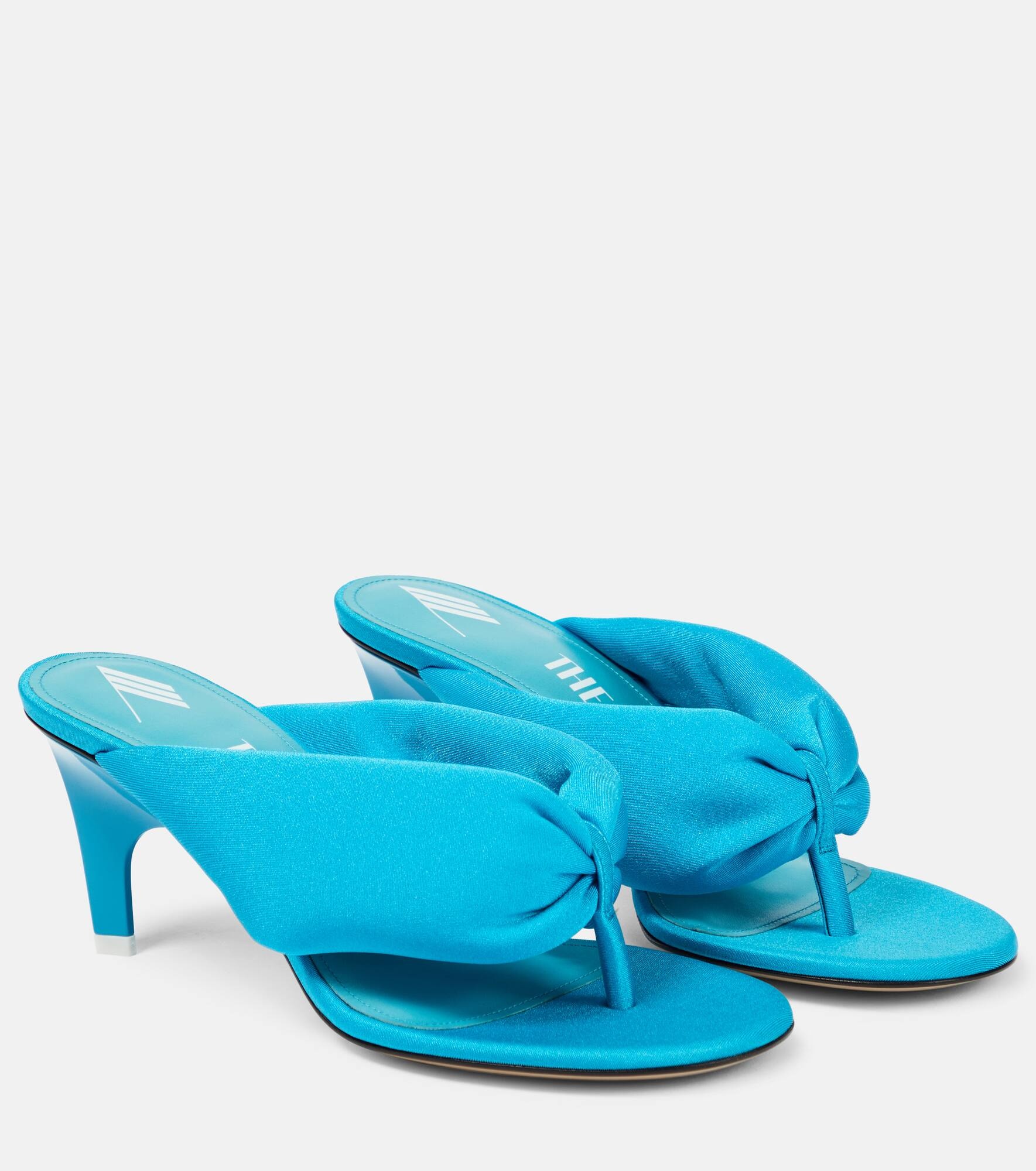 Rem satin thong sandals - 1