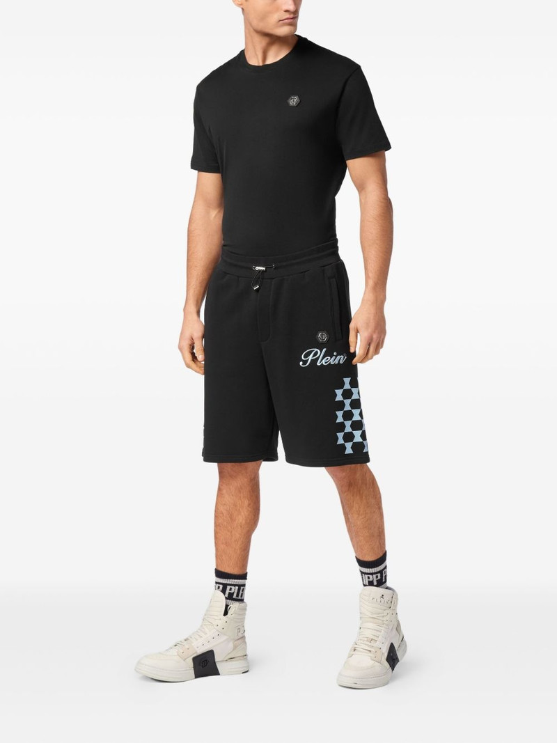 PHILIPP PLEIN Checkmate shorts outlook