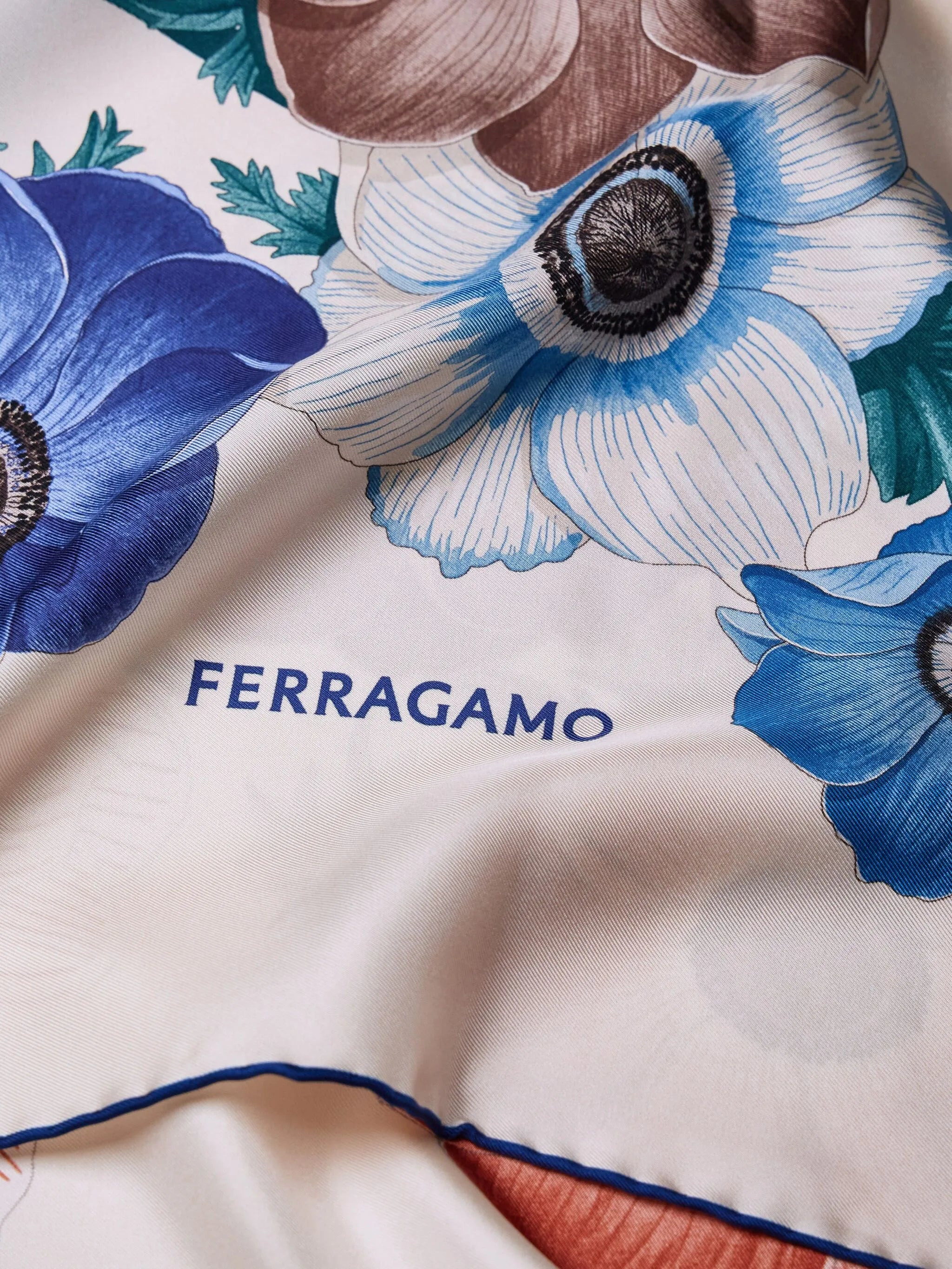 Ferragamo Anemone-print Silk Scarf - 2