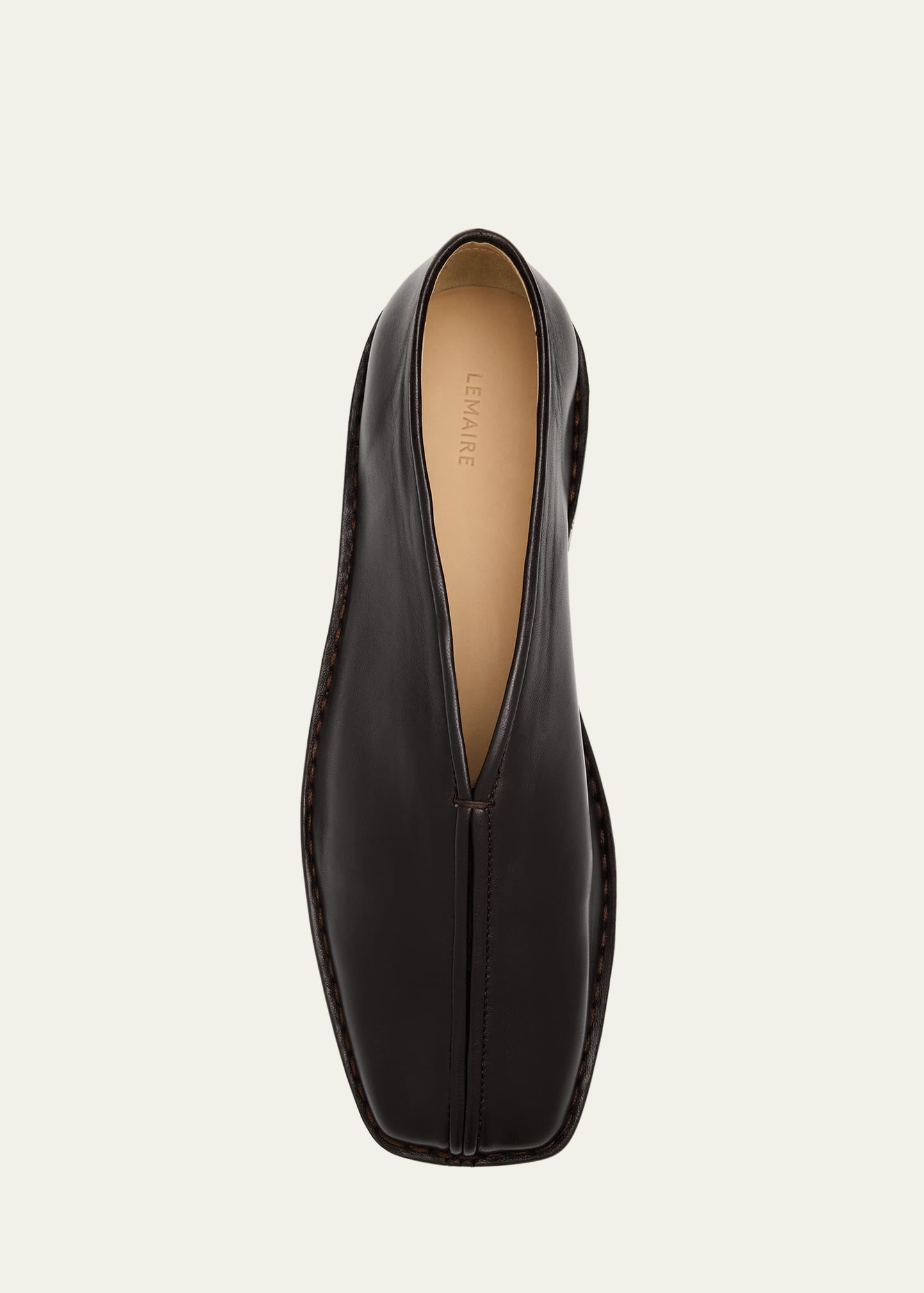 Men's Smooth Napa Leather Slippers - 5