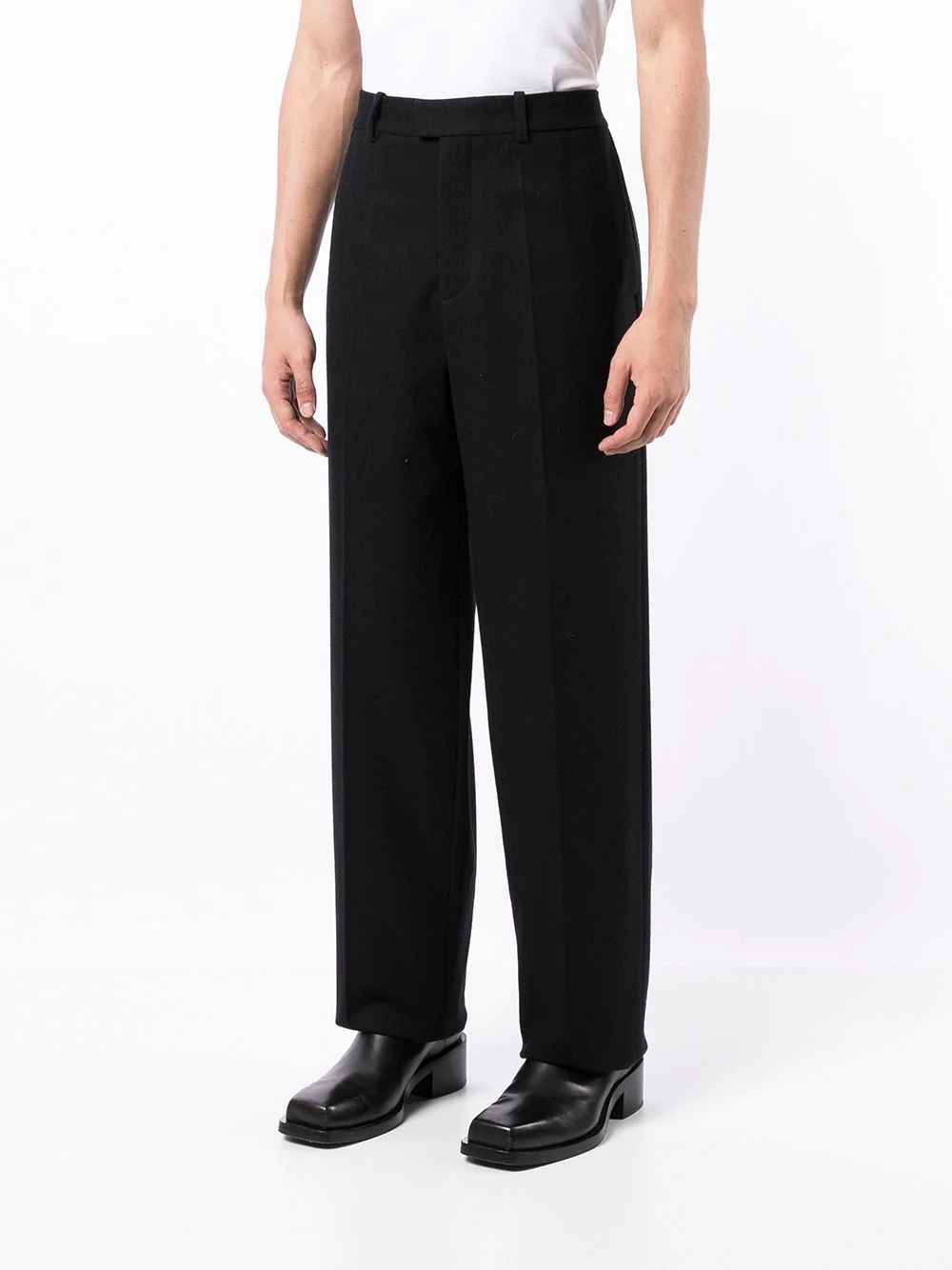 mid-rise tailored trousers - 3