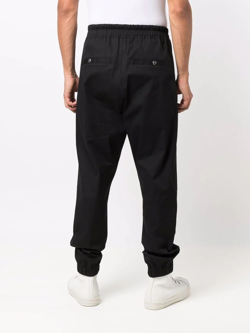 zipped track pants - 4