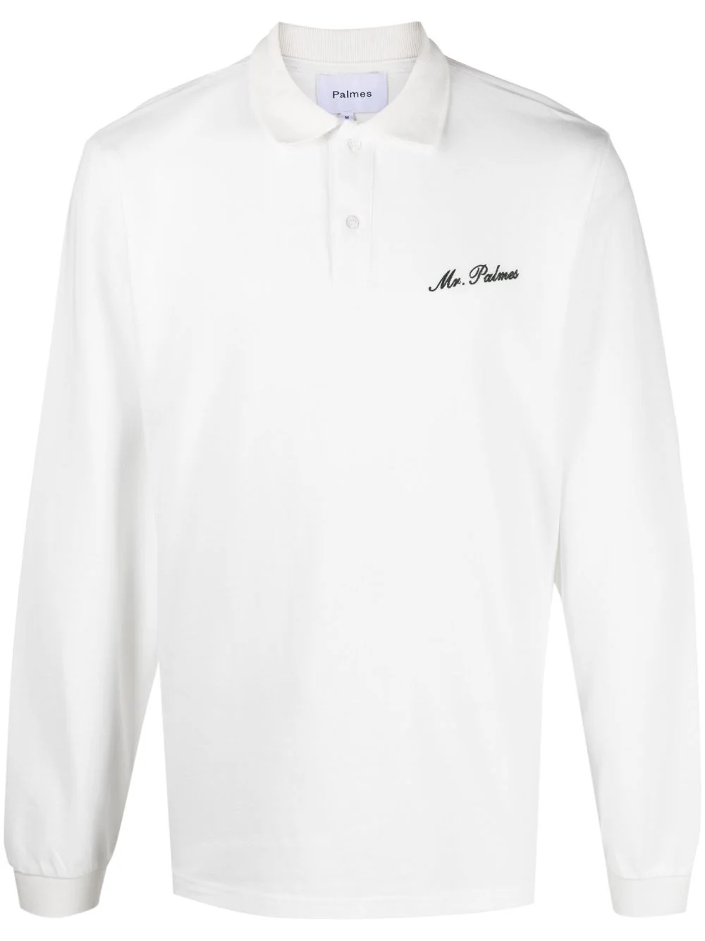 Mister LS logo-embroidered polo shirt - 1