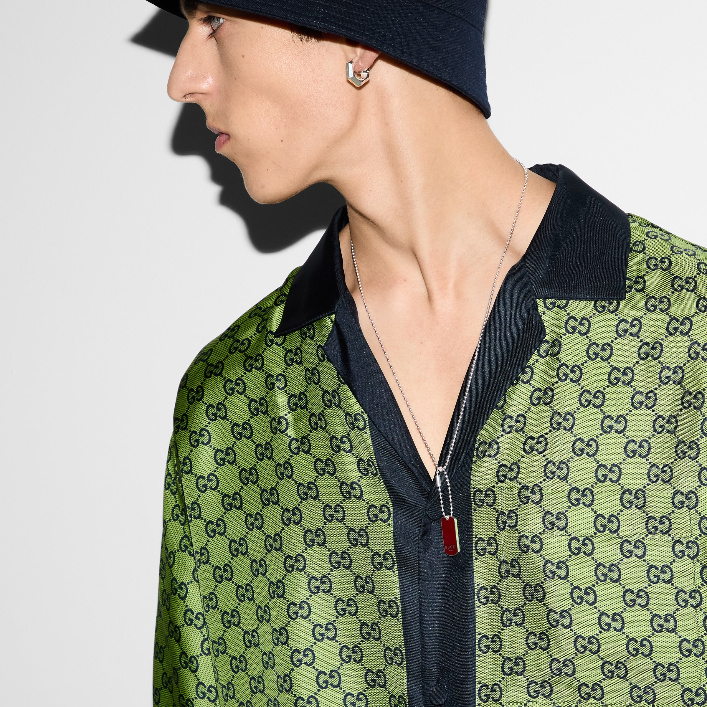 Printed silk shirt - 5