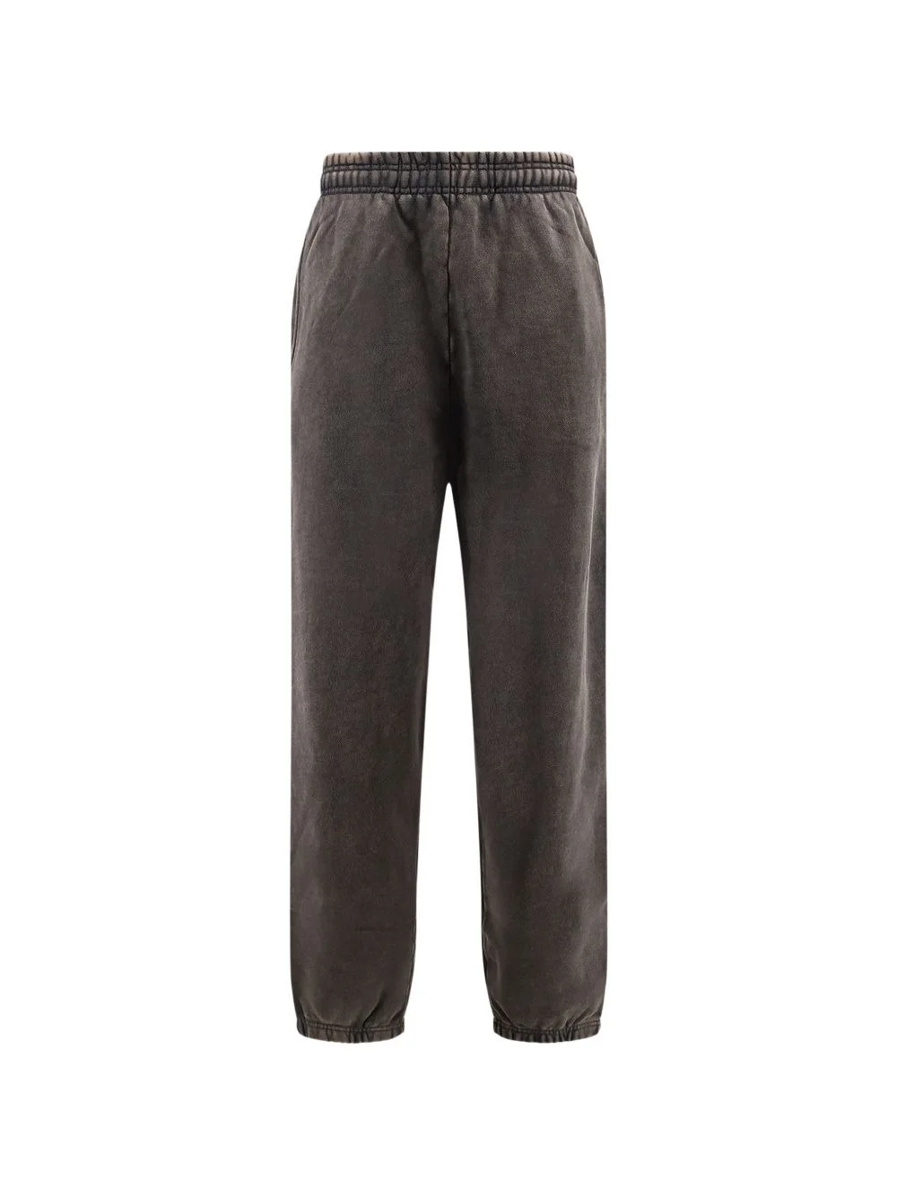 elasticated-waist cotton track pants - 1