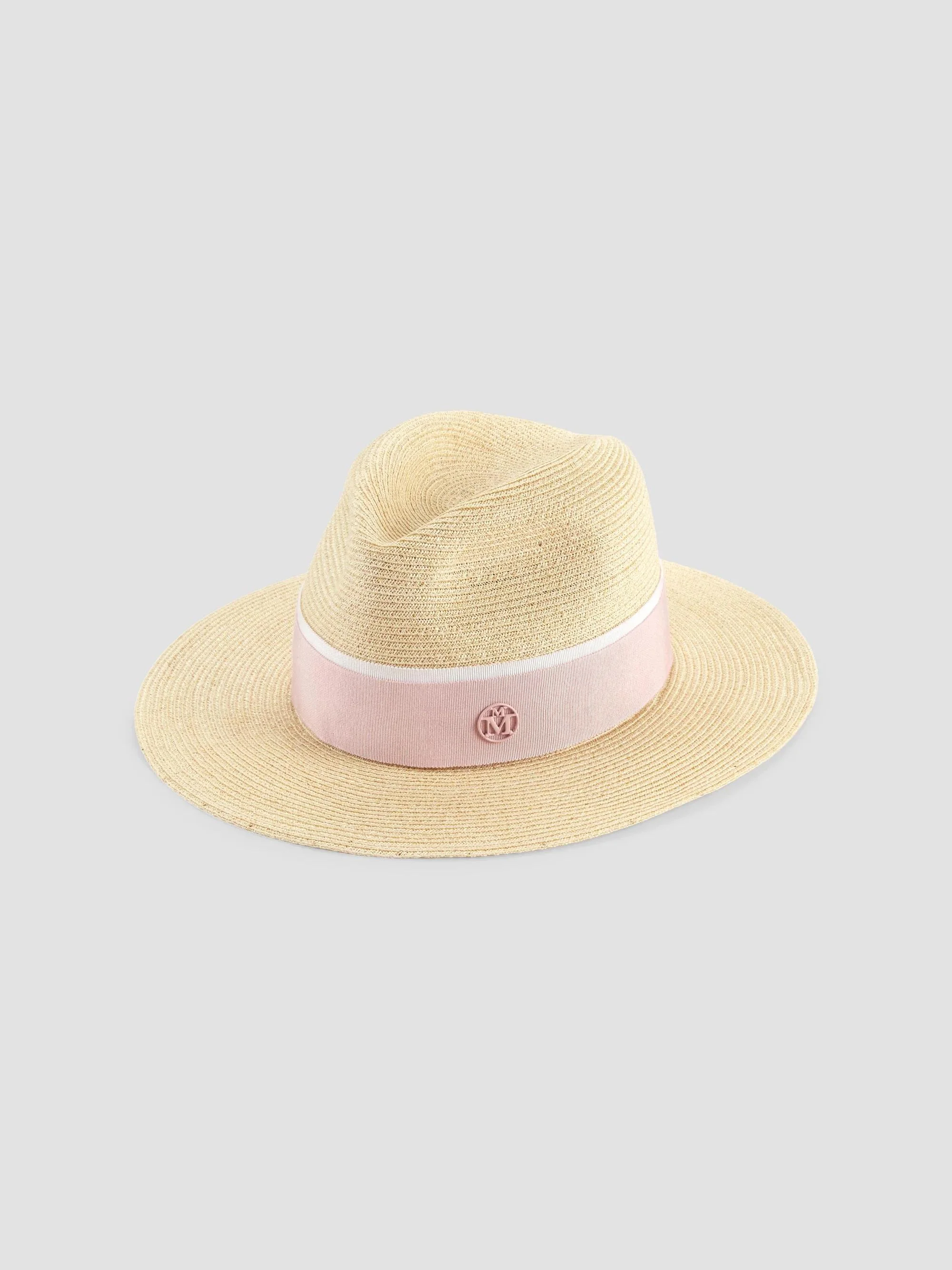 Women's Henrietta Natural Straw Hat - Natural Pink - 1