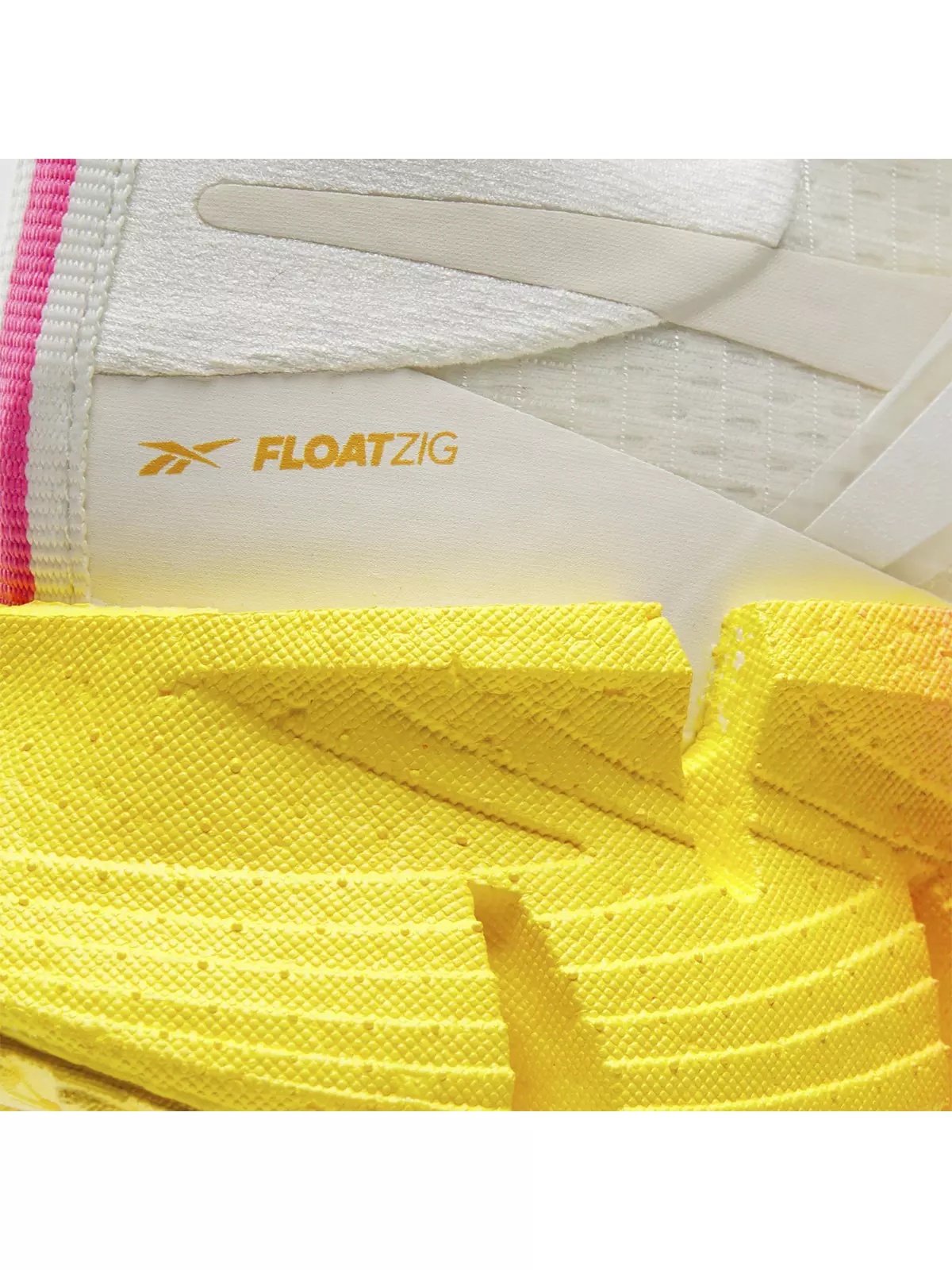 FloatZig 1 "White/Yellow/Pink" Women's Running Shoe - 7