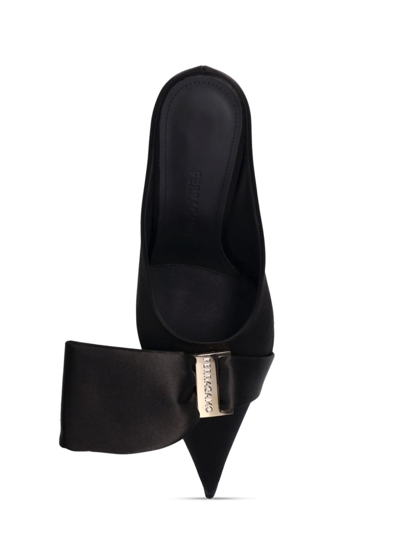 85mm Emii satin mule pumps - 5
