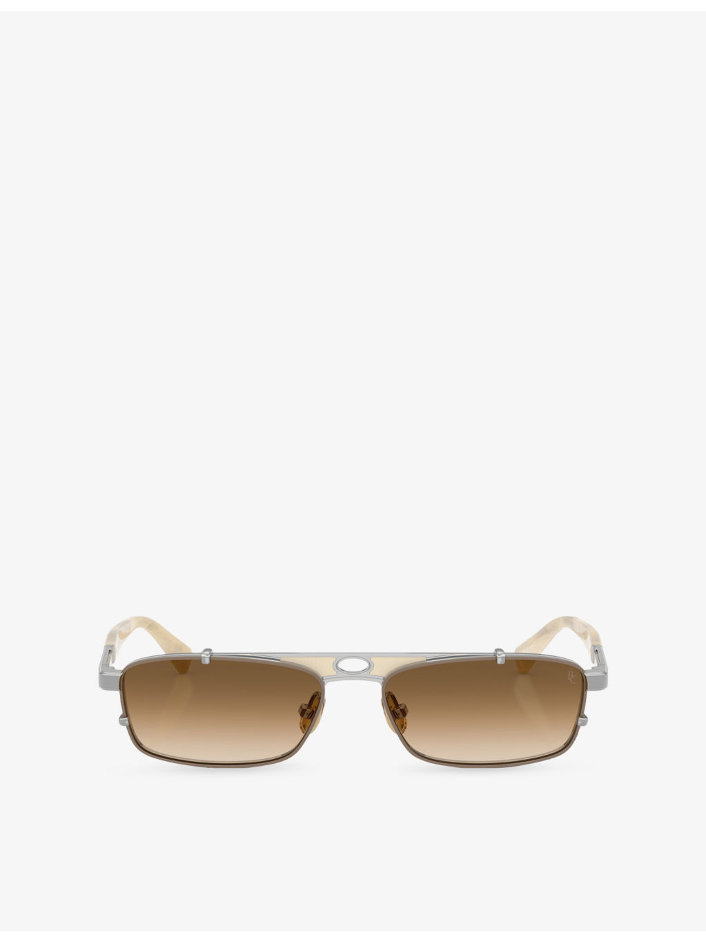 BC2010ST Paloma Rectangle-Frame Metal Sunglasses - 1