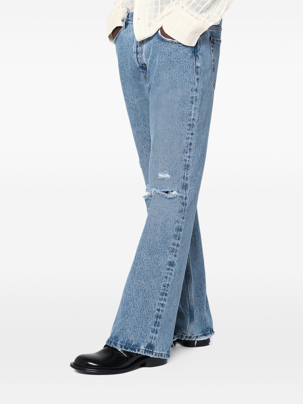 straight-leg jeans - 3