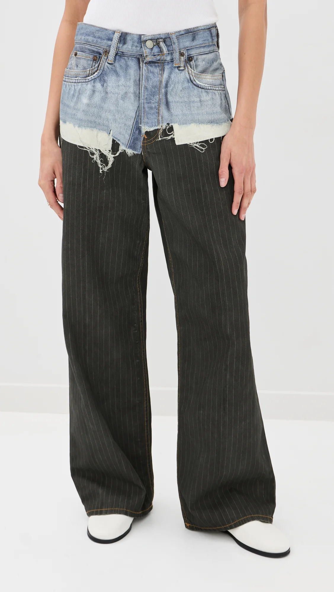 1981 Pinstripe Trousers - 1