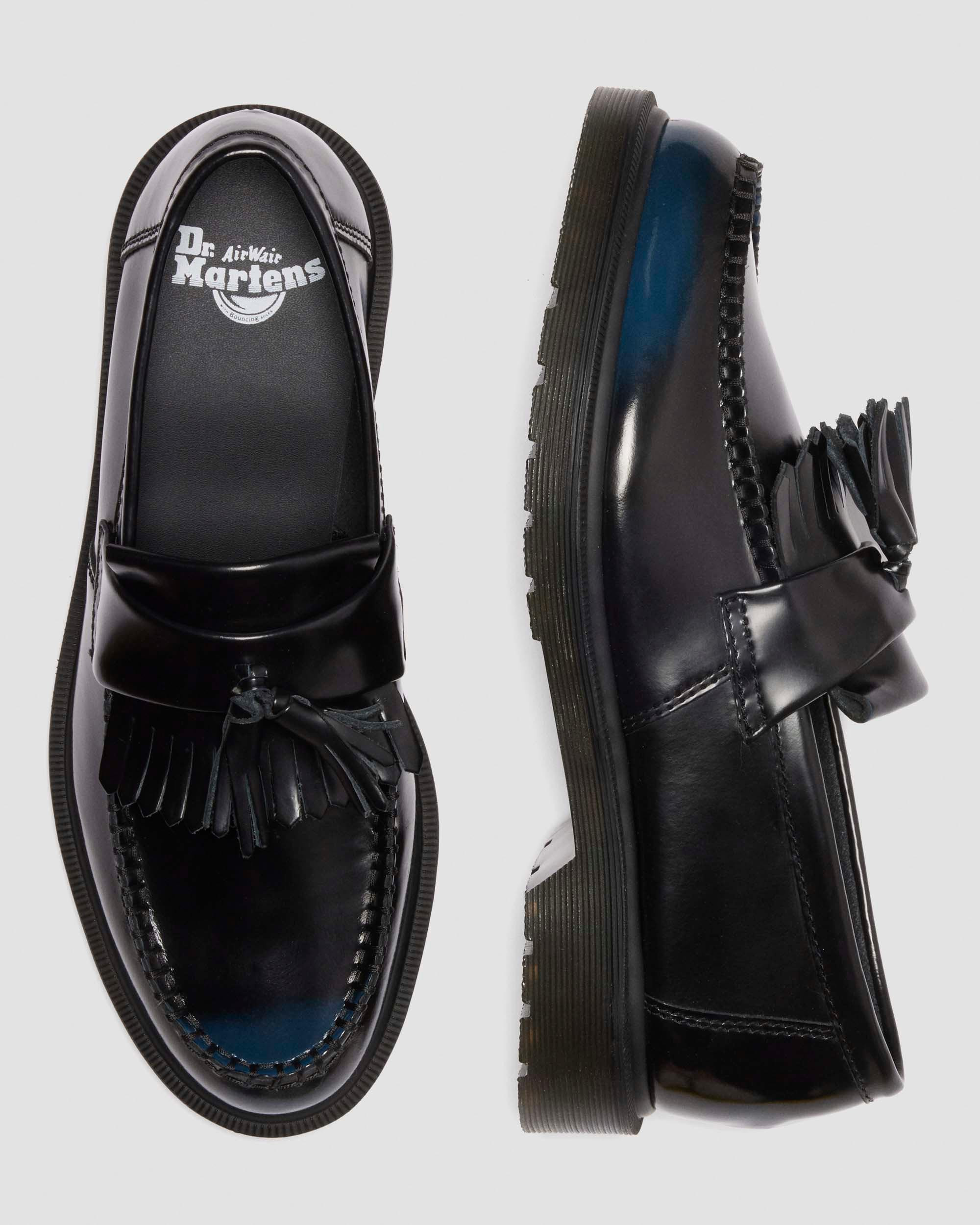 Adrian Arcadia Rub Off Leather Tassel Loafers - 2