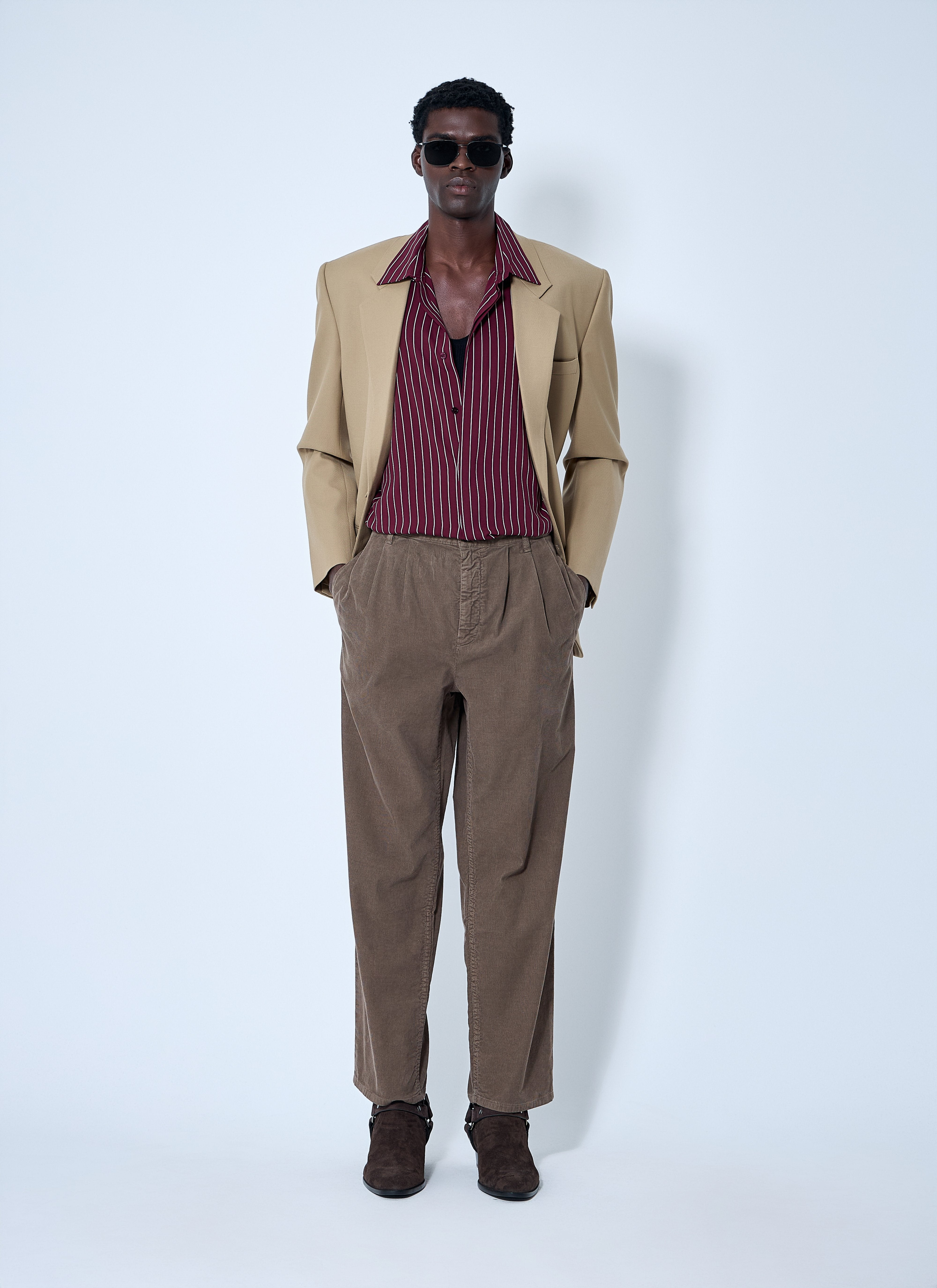 Saint Laurent Men Corduroy Pants - 2