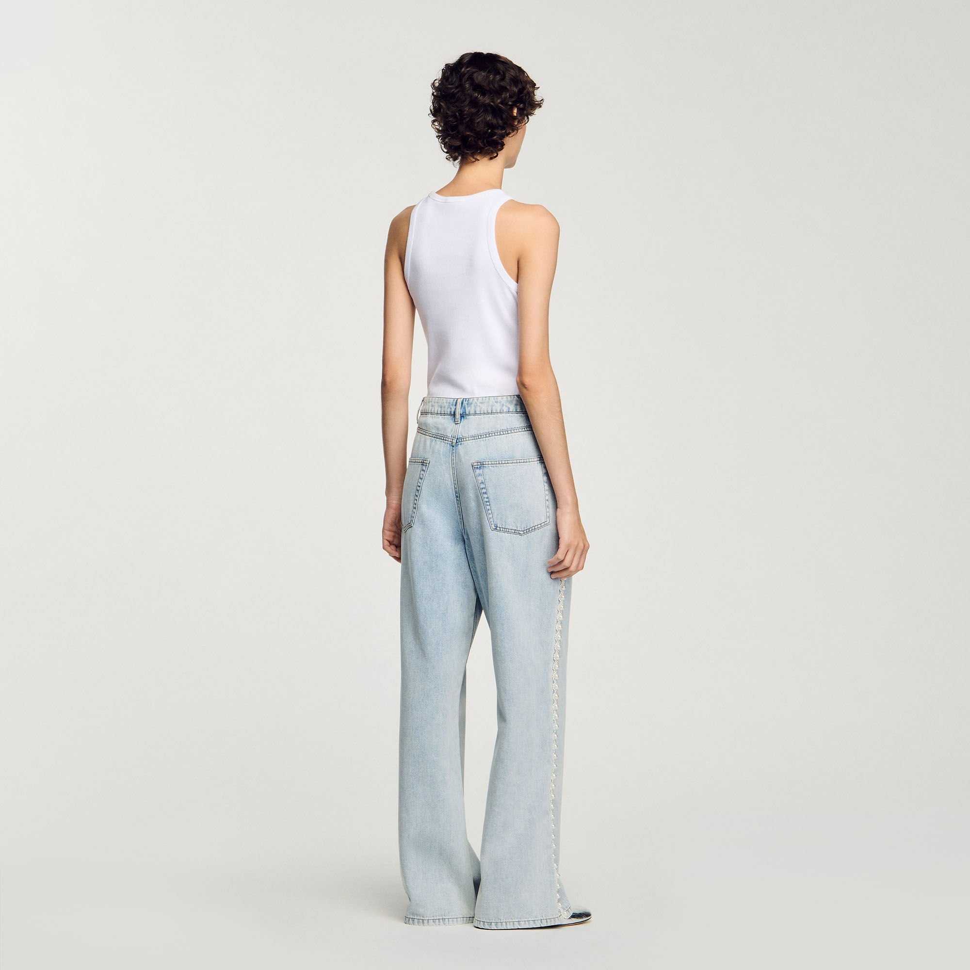 BEADED JEANS - 5